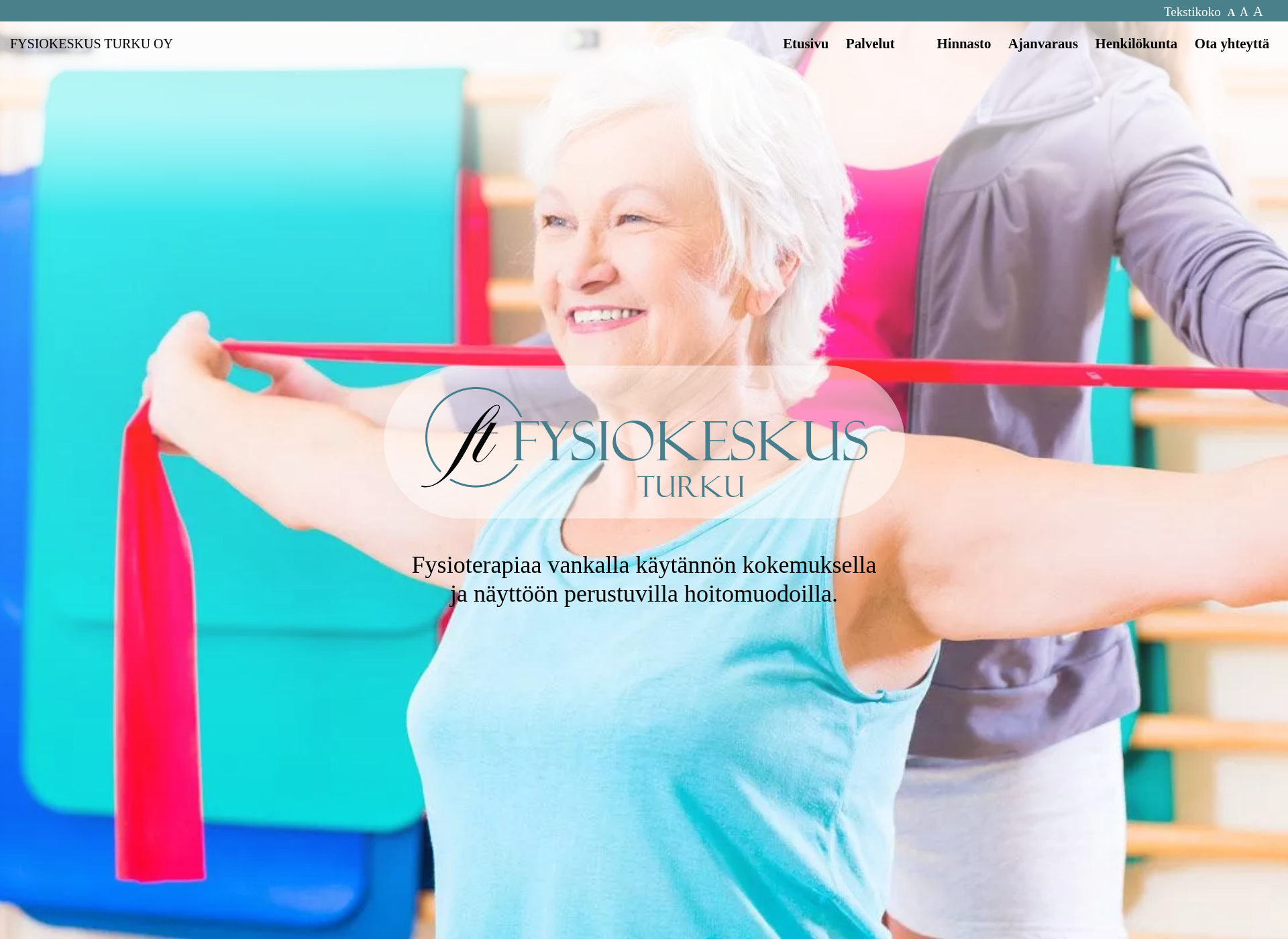 Screenshot for fysiokeskusturku.fi