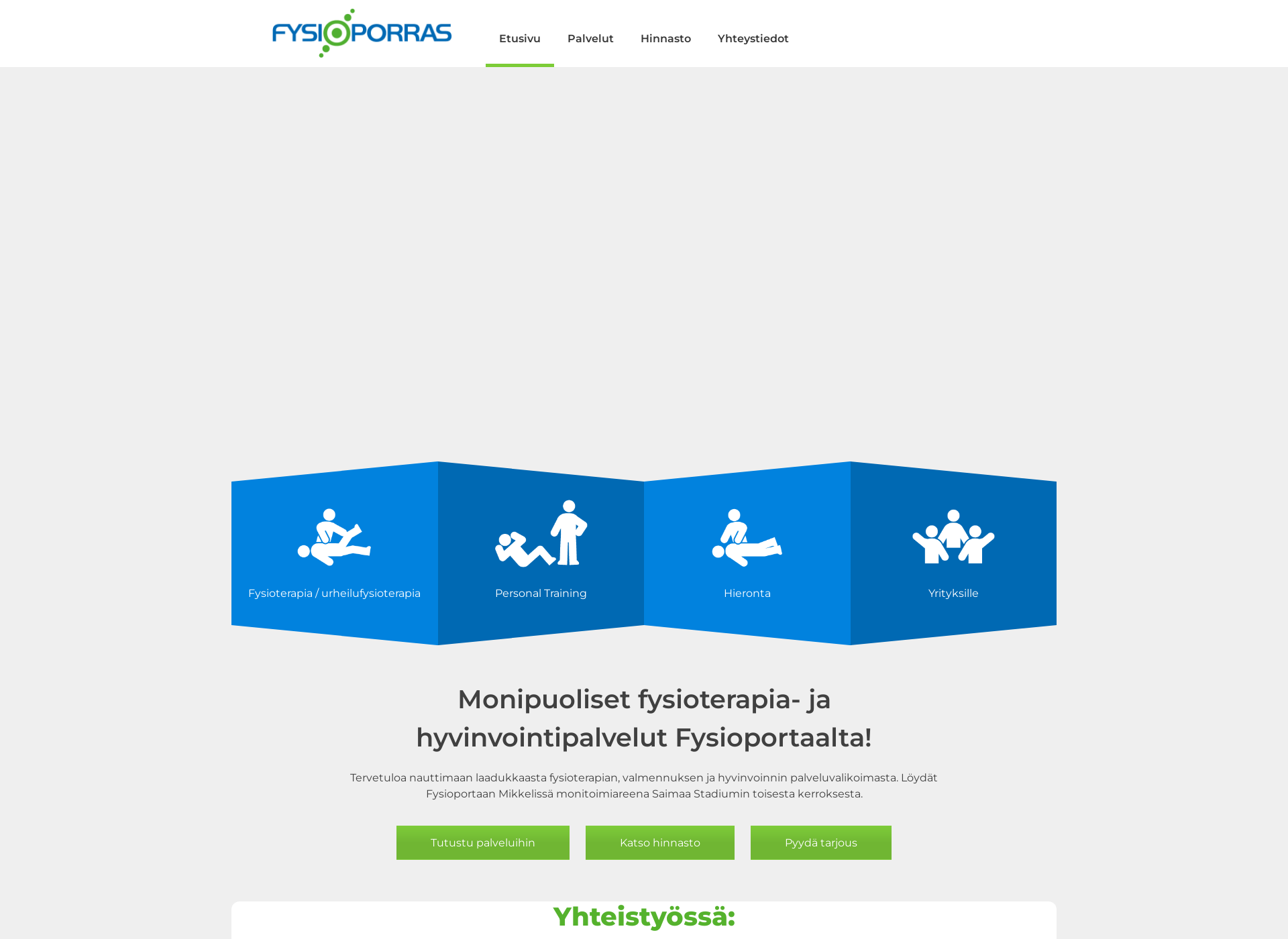 Screenshot for fysioporras.fi