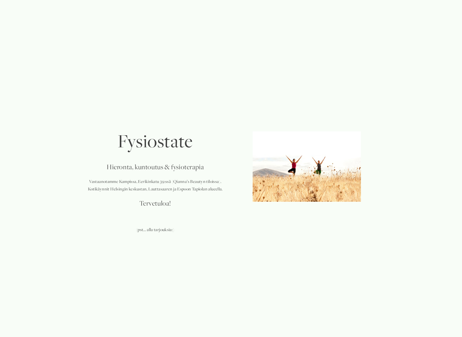 Screenshot for fysiostate.fi