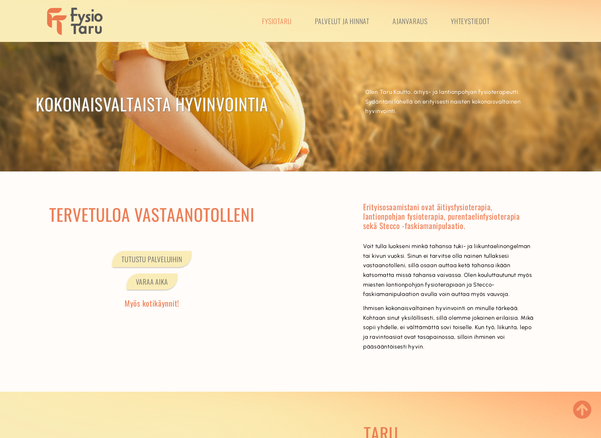 Screenshot for fysiotaru.fi