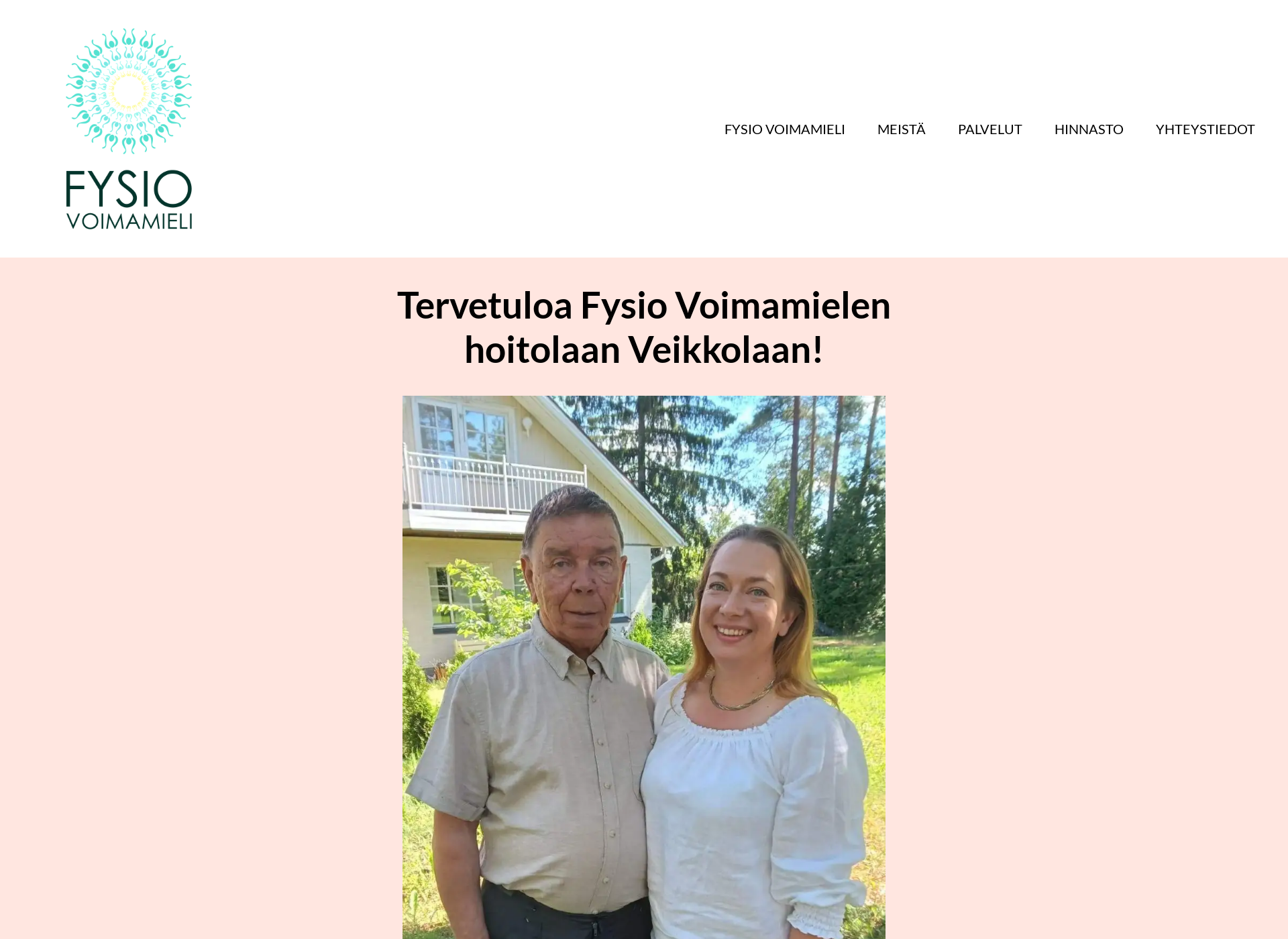 Skärmdump för fysiovoimamieli.fi