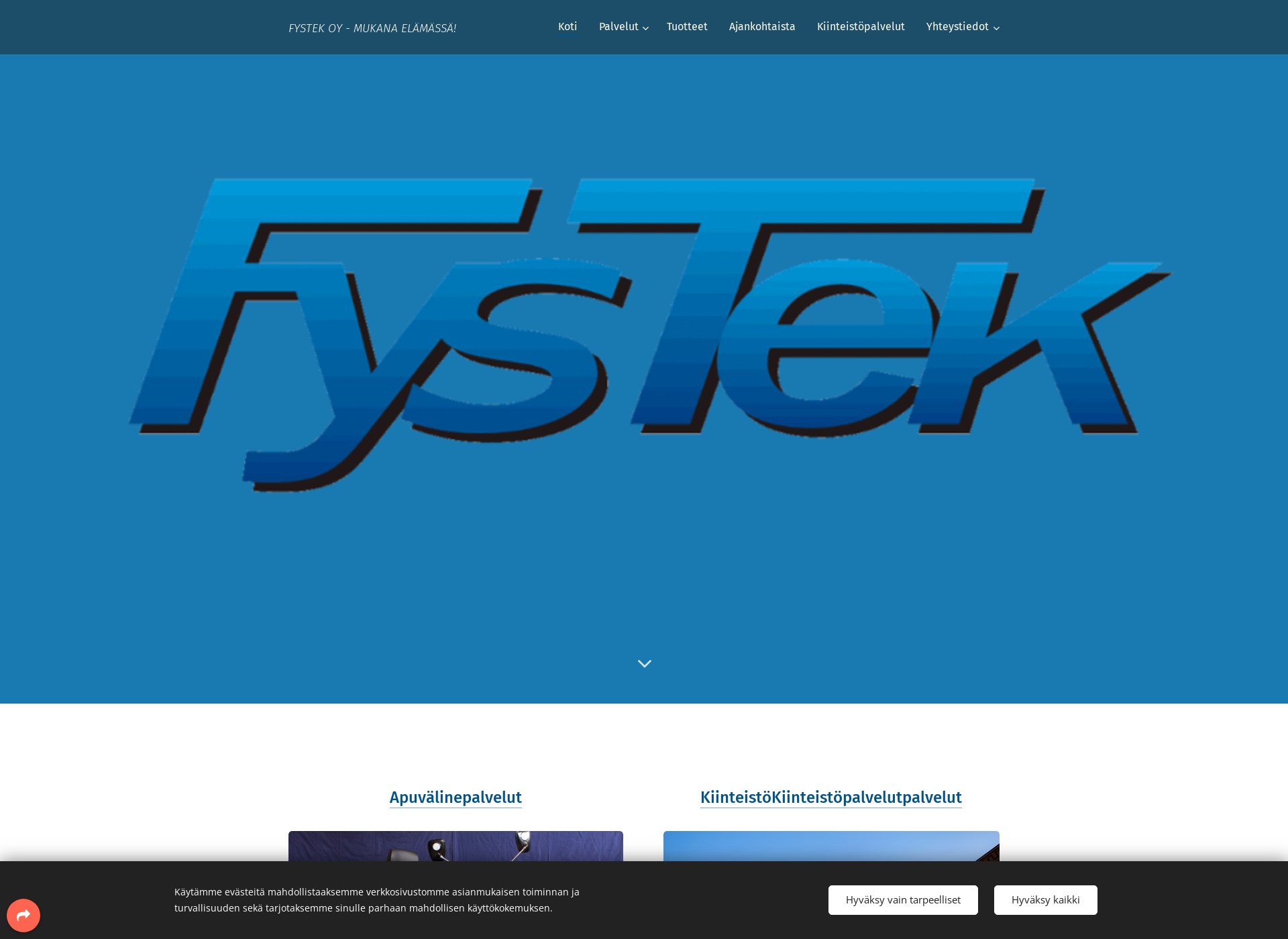 Screenshot for fystek.fi