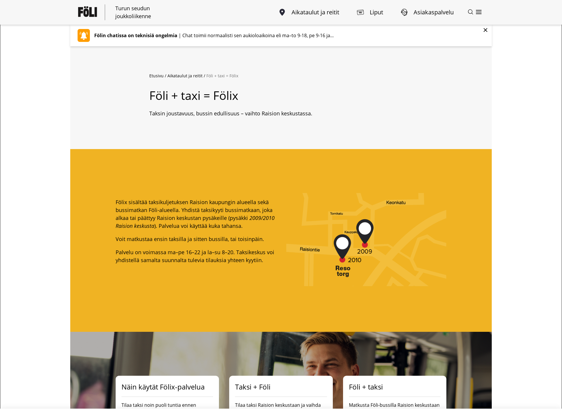 Screenshot for fölix.fi