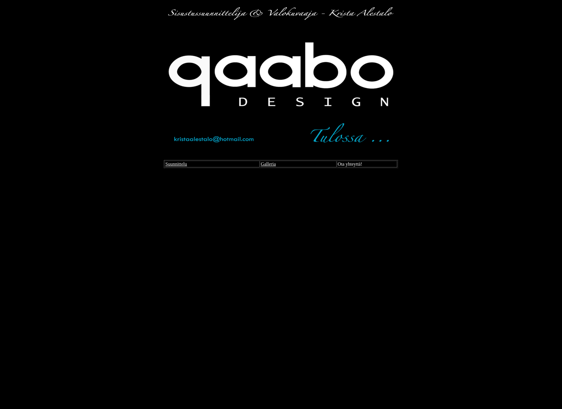 Screenshot for gaabodesign.fi