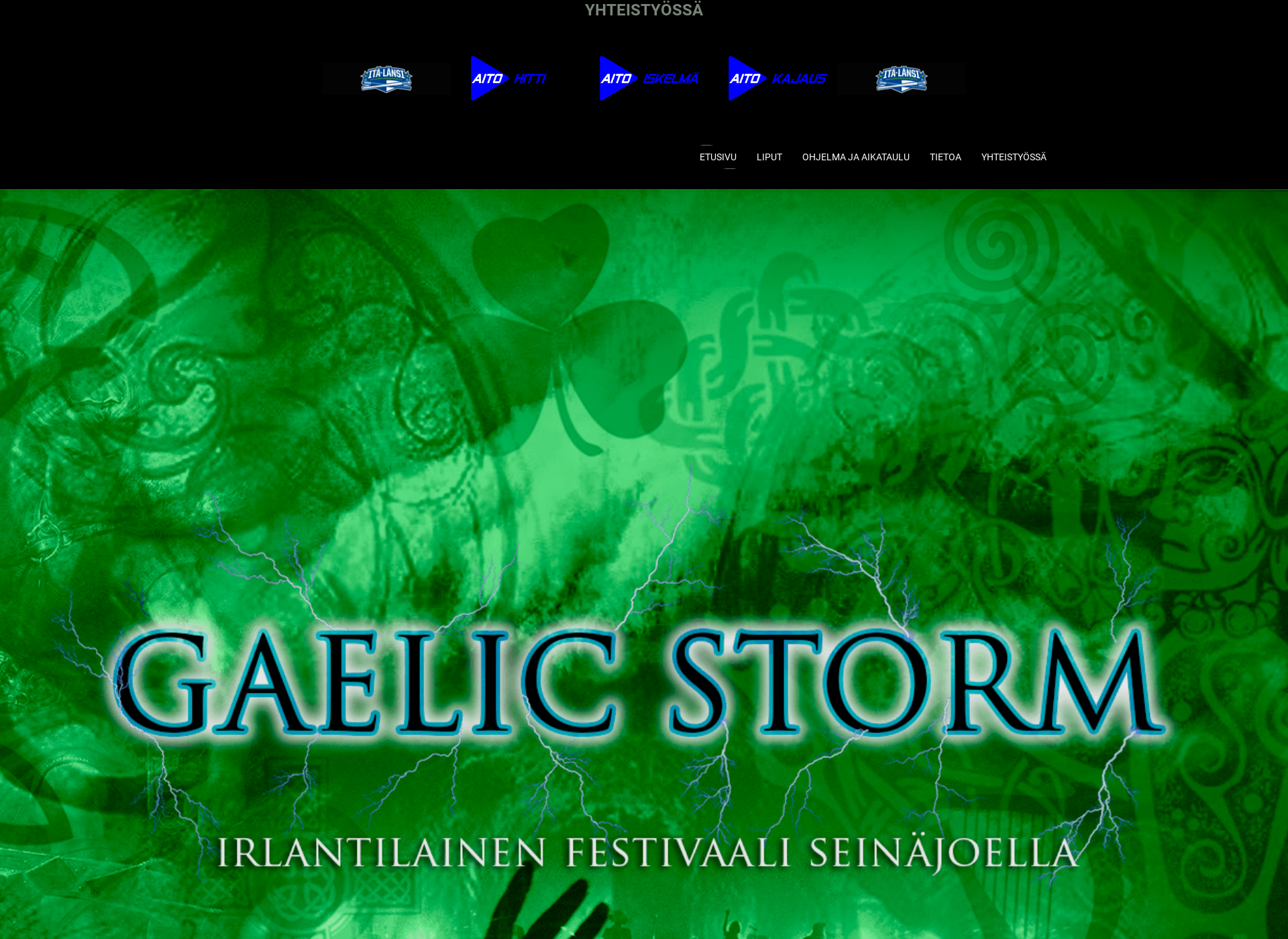 Skärmdump för gaelicstorm.fi