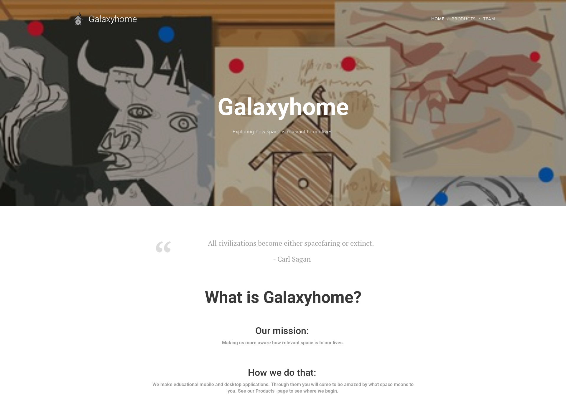 Screenshot for galaxyhome.fi