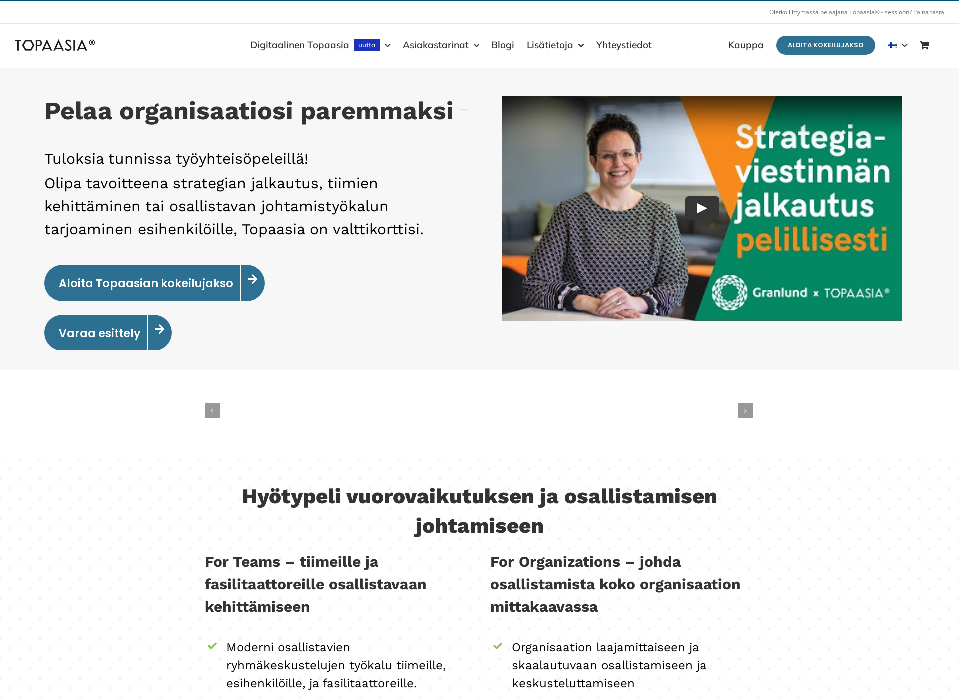 Skärmdump för galliwashere.fi