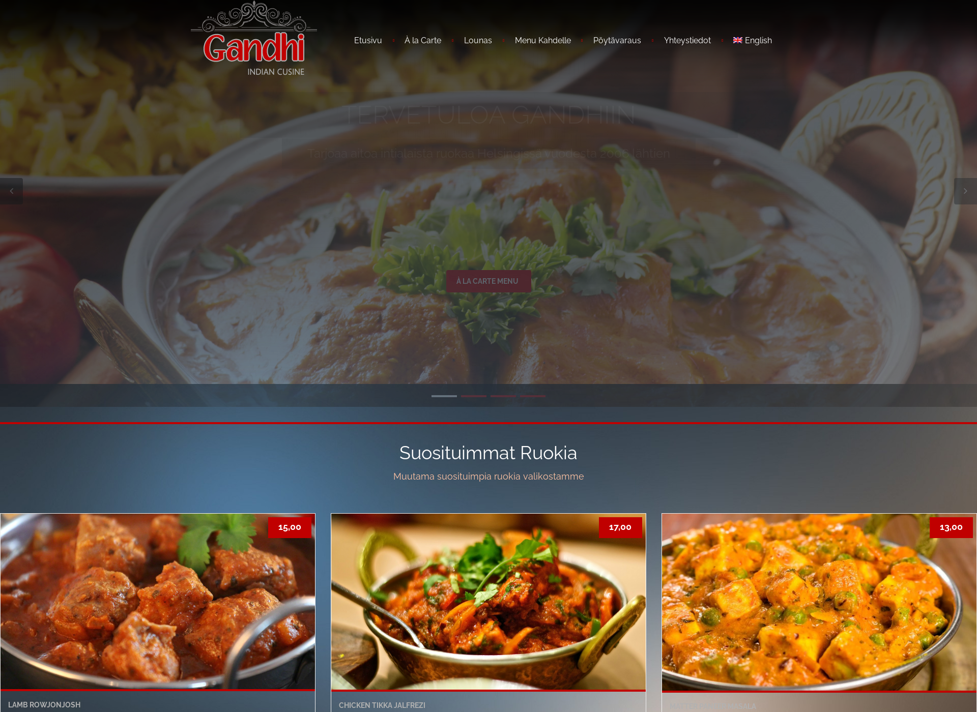 Screenshot for gandhi.fi