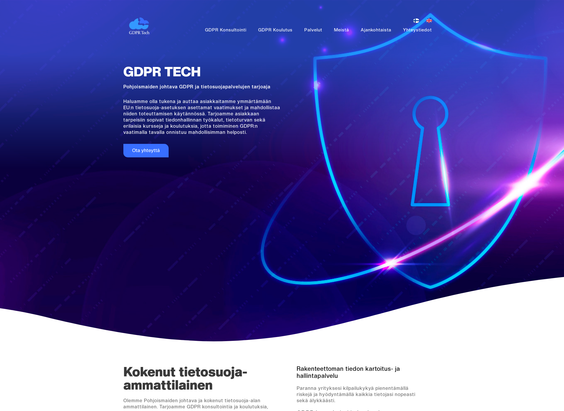 Screenshot for gdprtech.fi