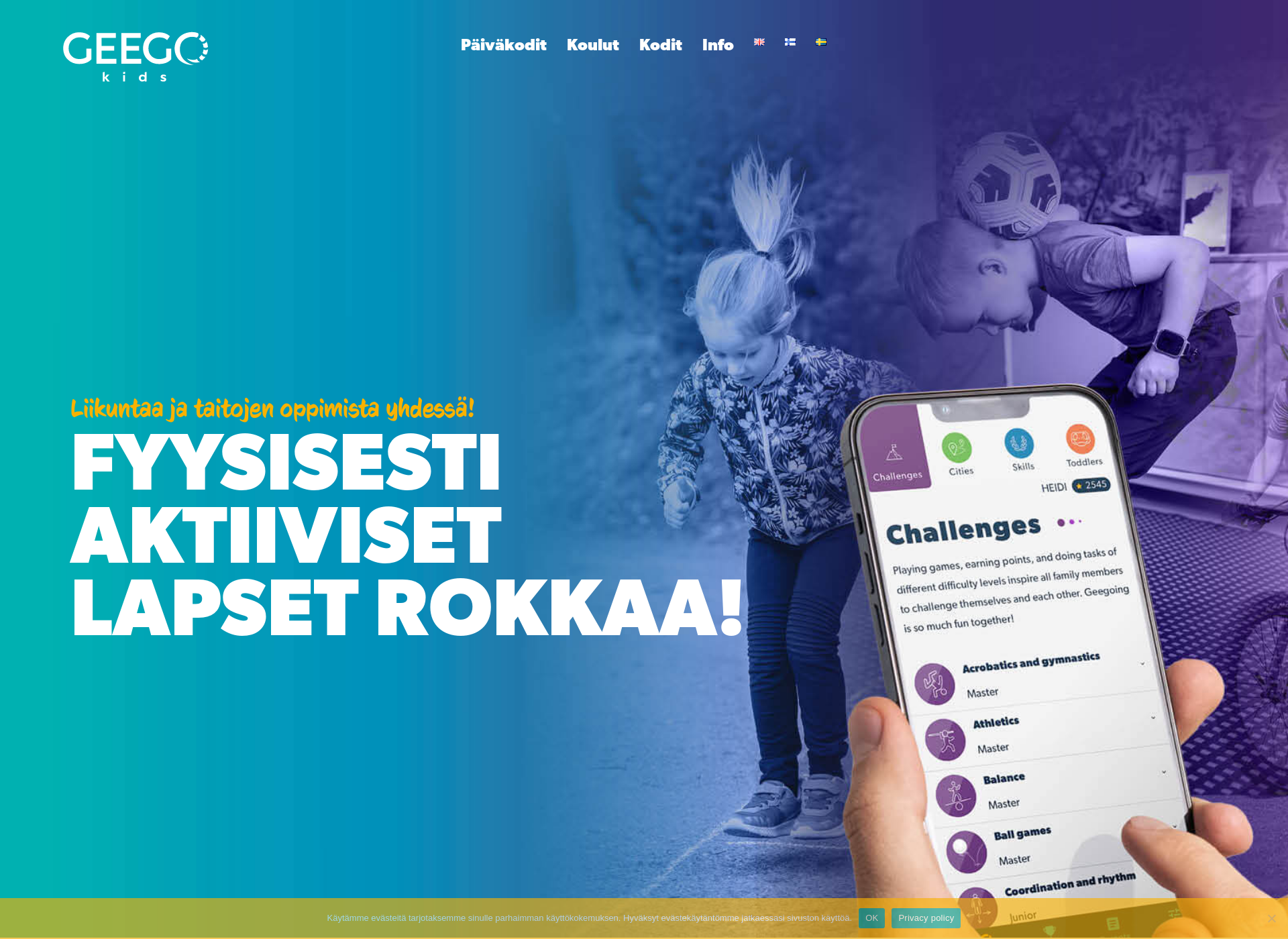 Screenshot for geego.fi