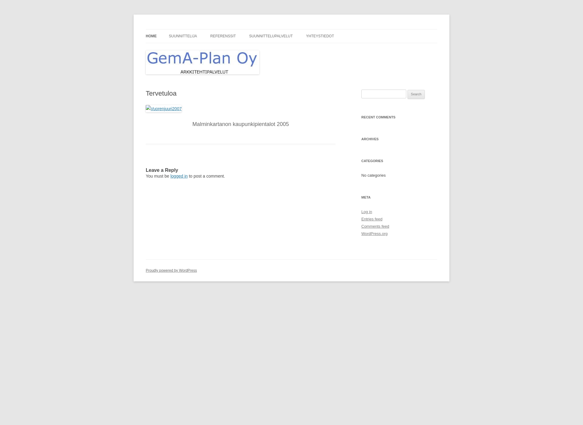 Screenshot for gema-plan.fi