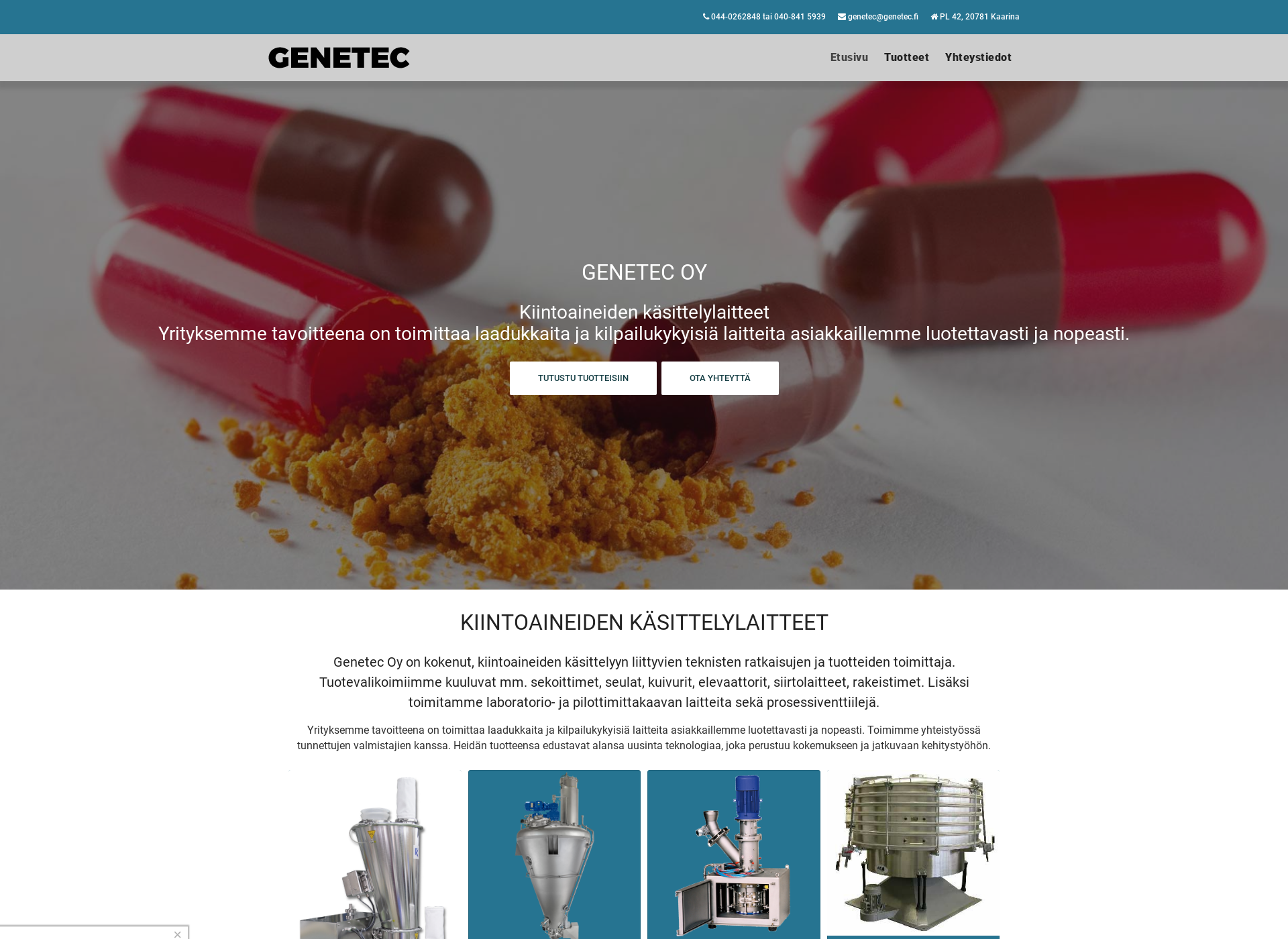 Screenshot for genetec.fi