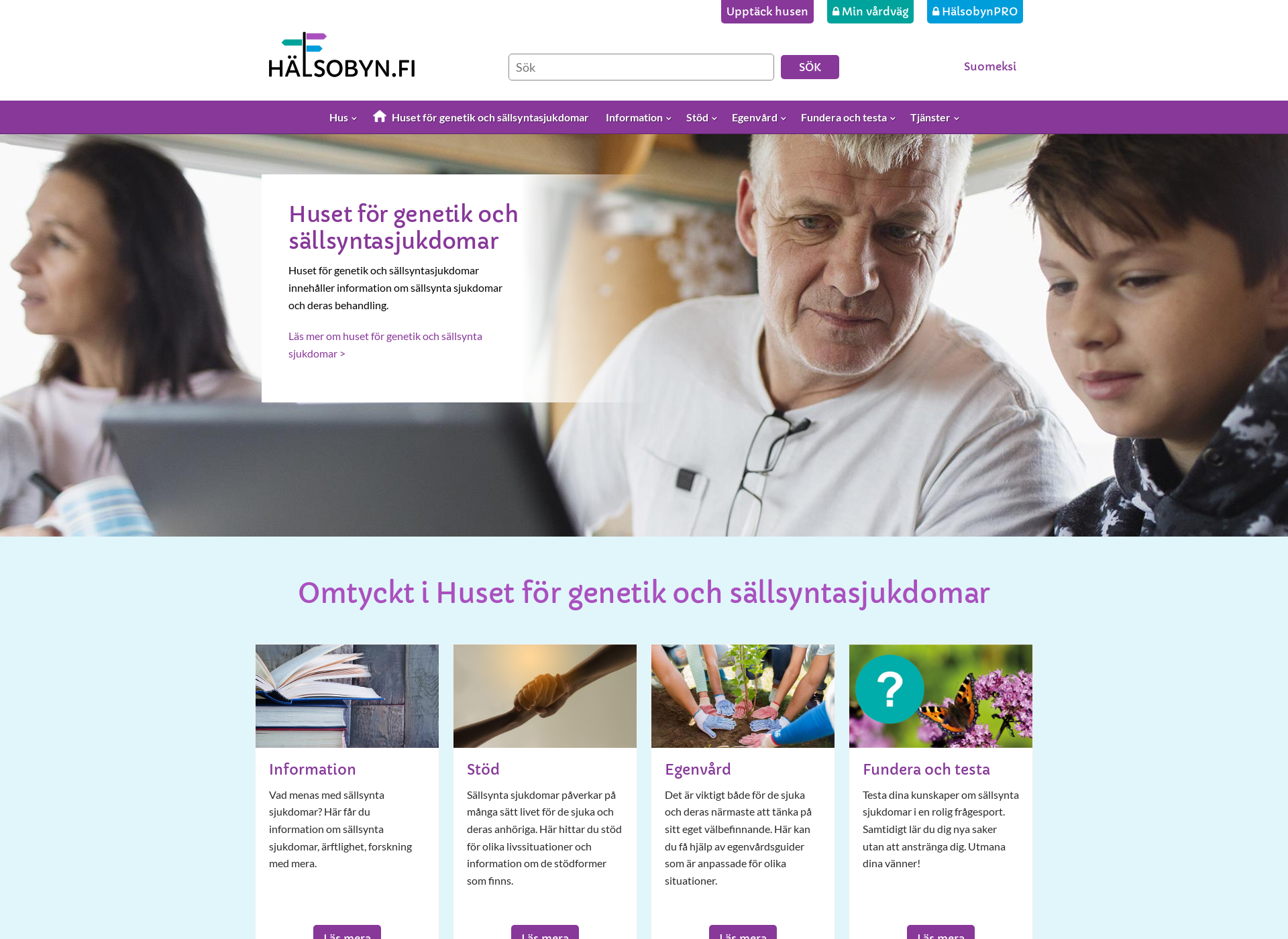 Screenshot for genetikochsallsynta.fi