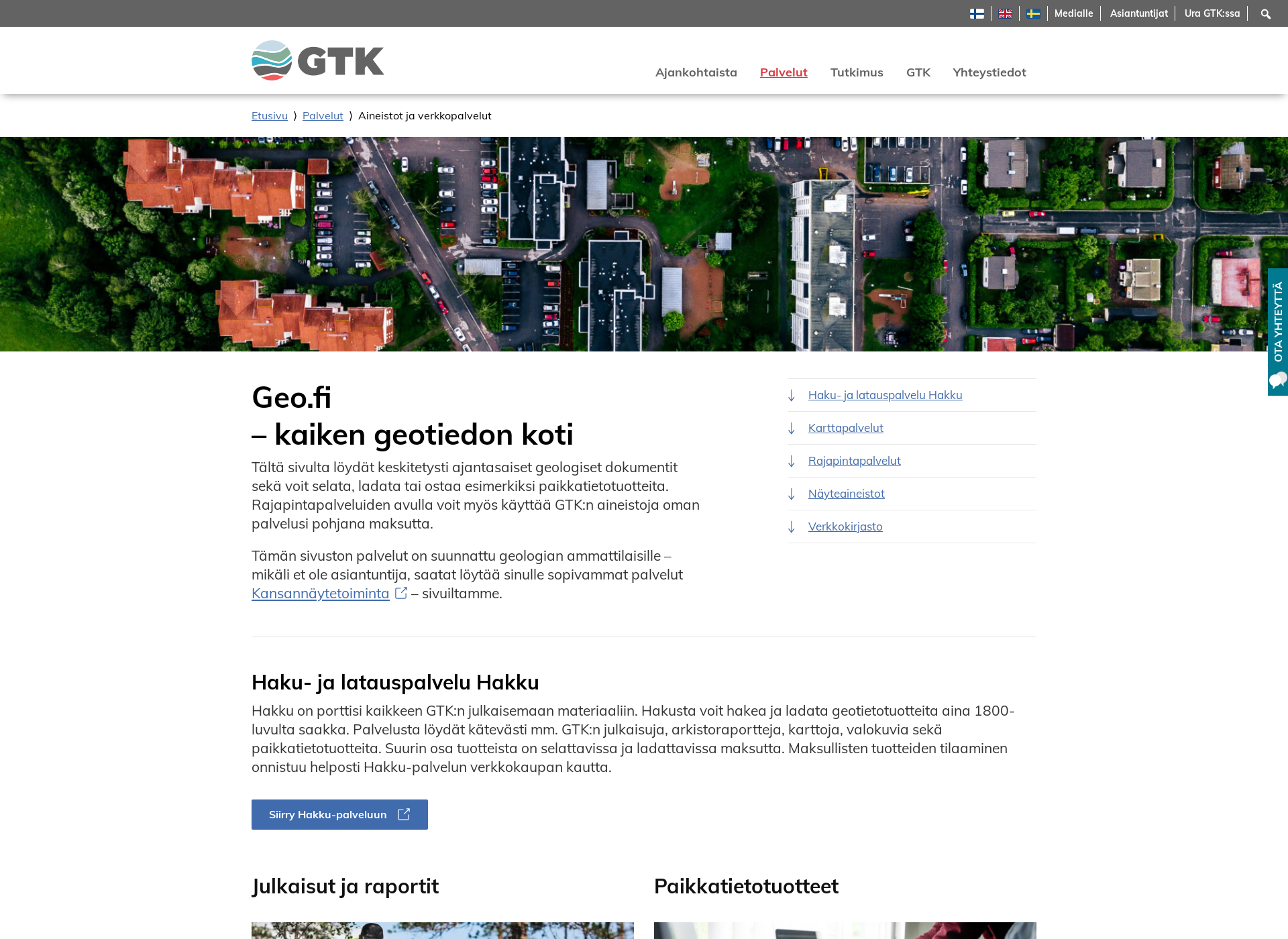 Screenshot for geo.fi