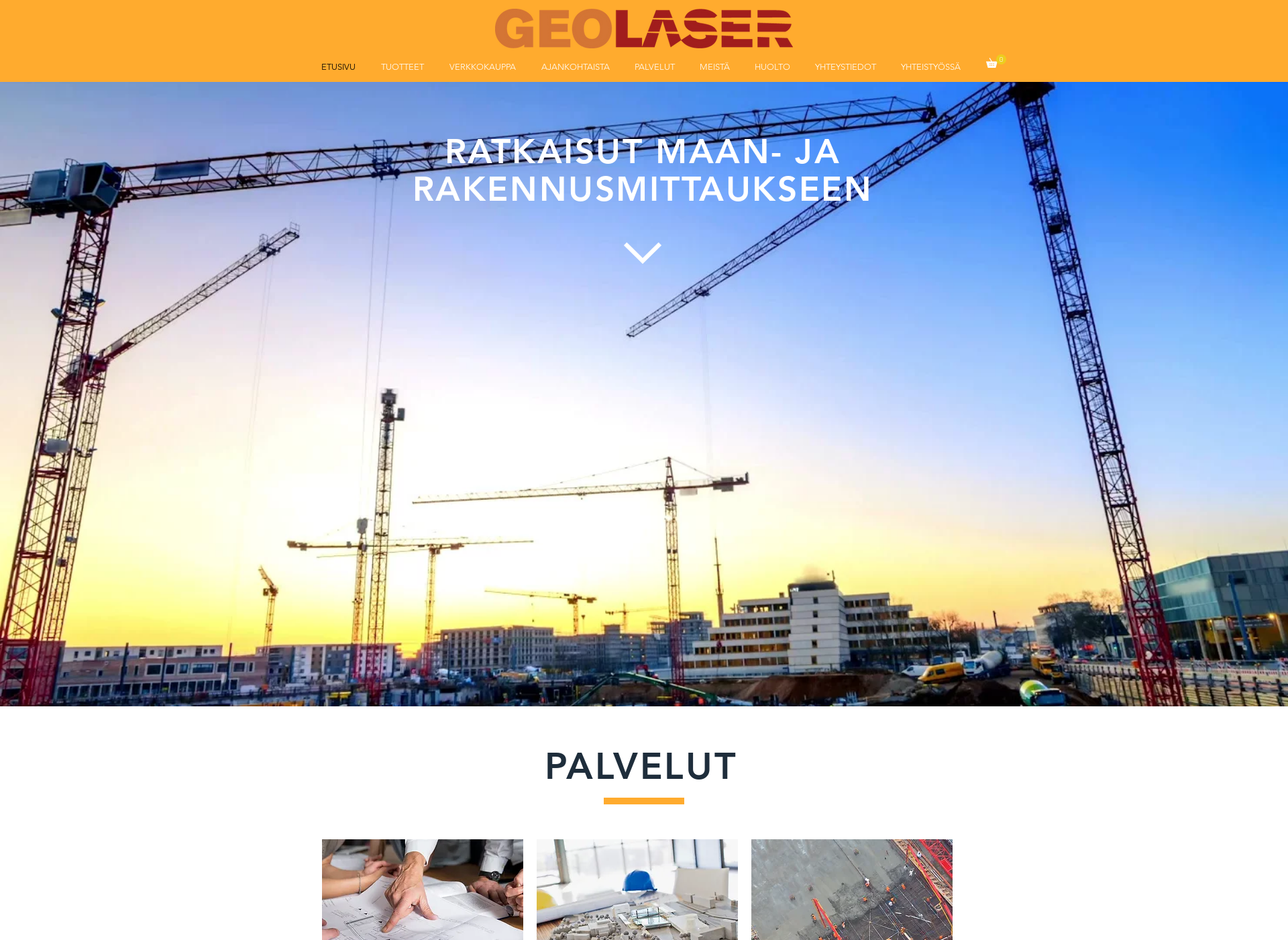 Screenshot for geolaser.fi