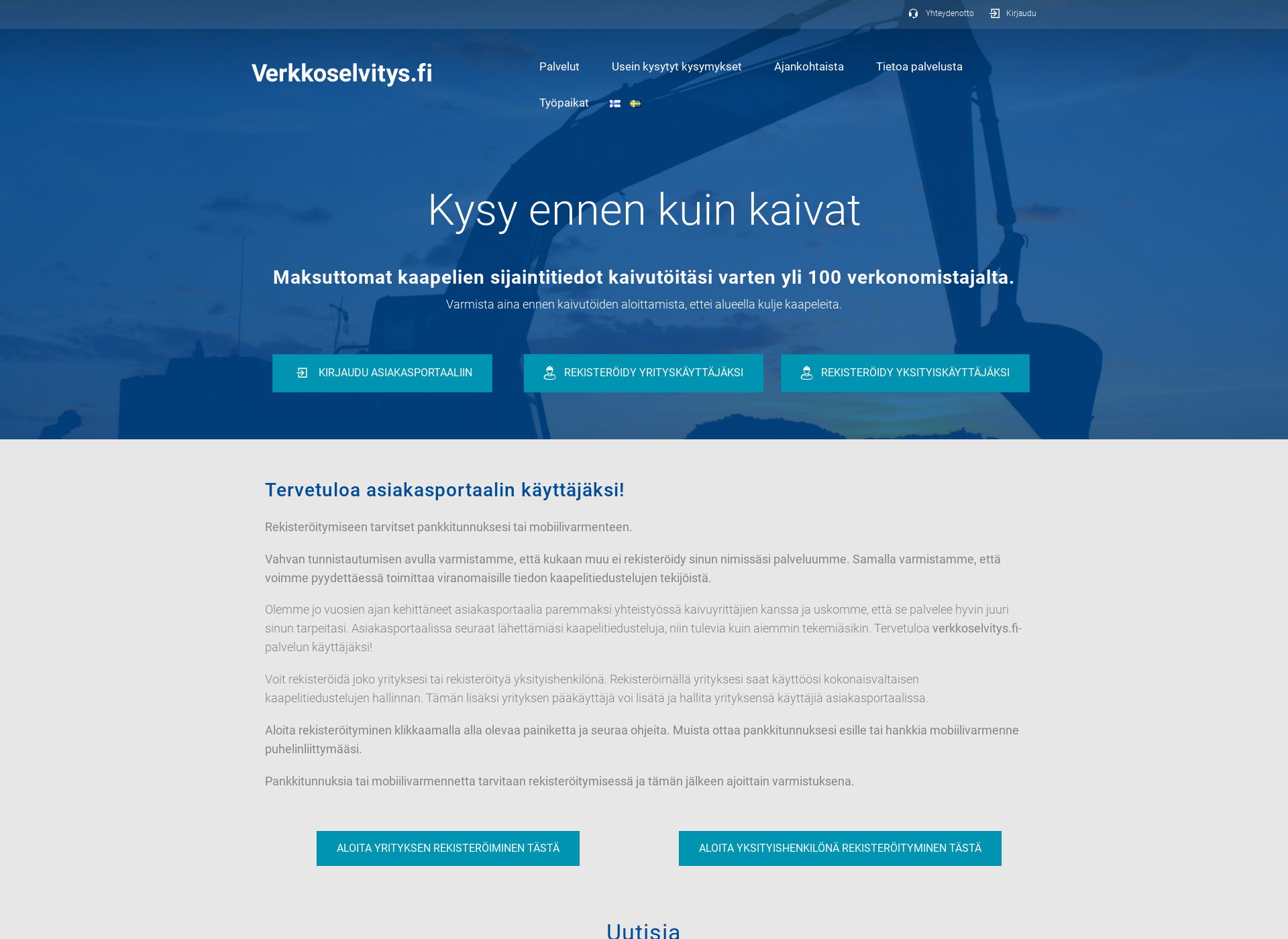 Skärmdump för geomatikk.fi