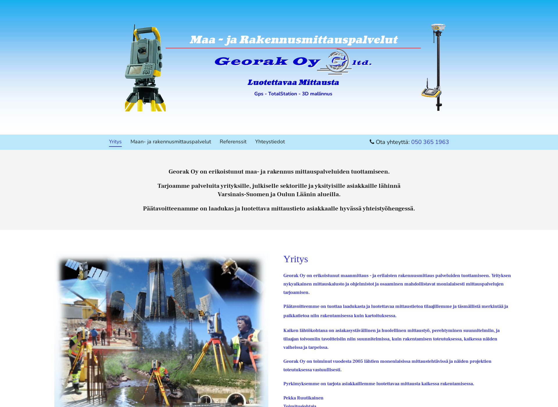 Screenshot for georak.fi