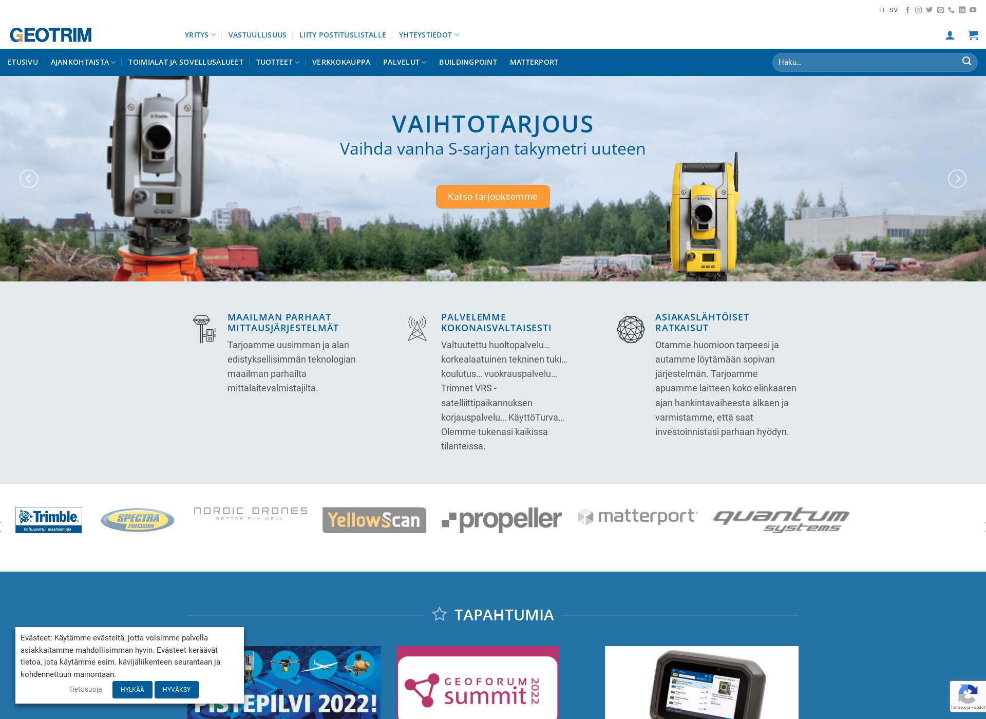 Screenshot for geotrim.fi