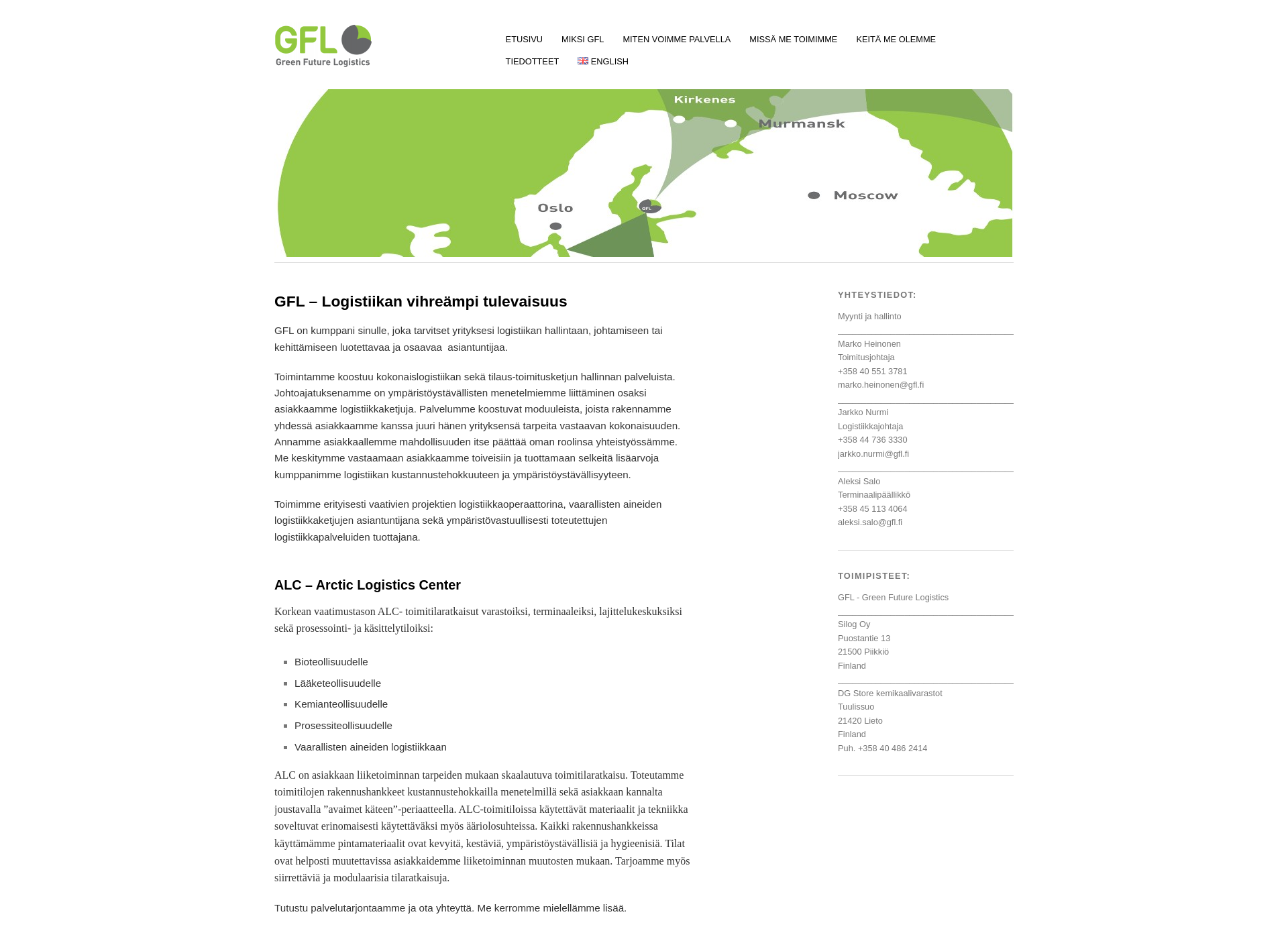 Screenshot for gfl.fi