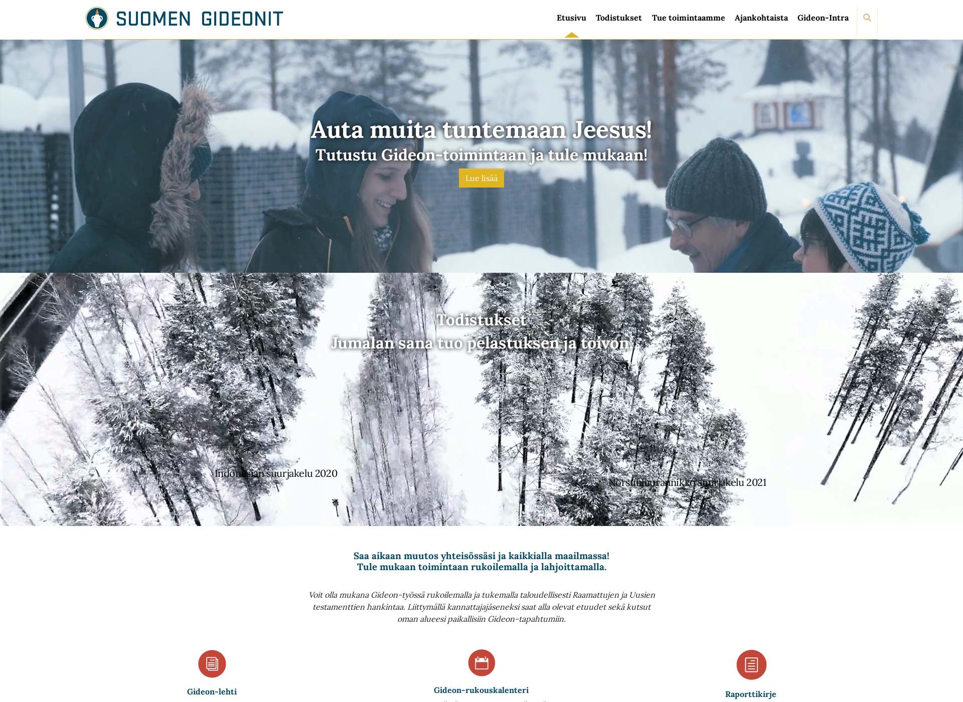 Screenshot for gideonit.fi