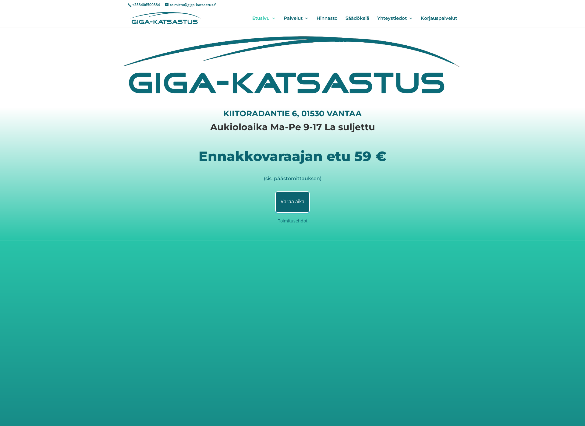 Screenshot for giga-katsastus.fi