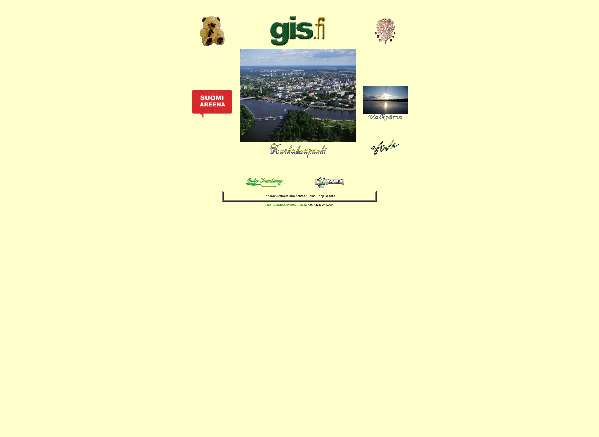 Screenshot for gis.fi