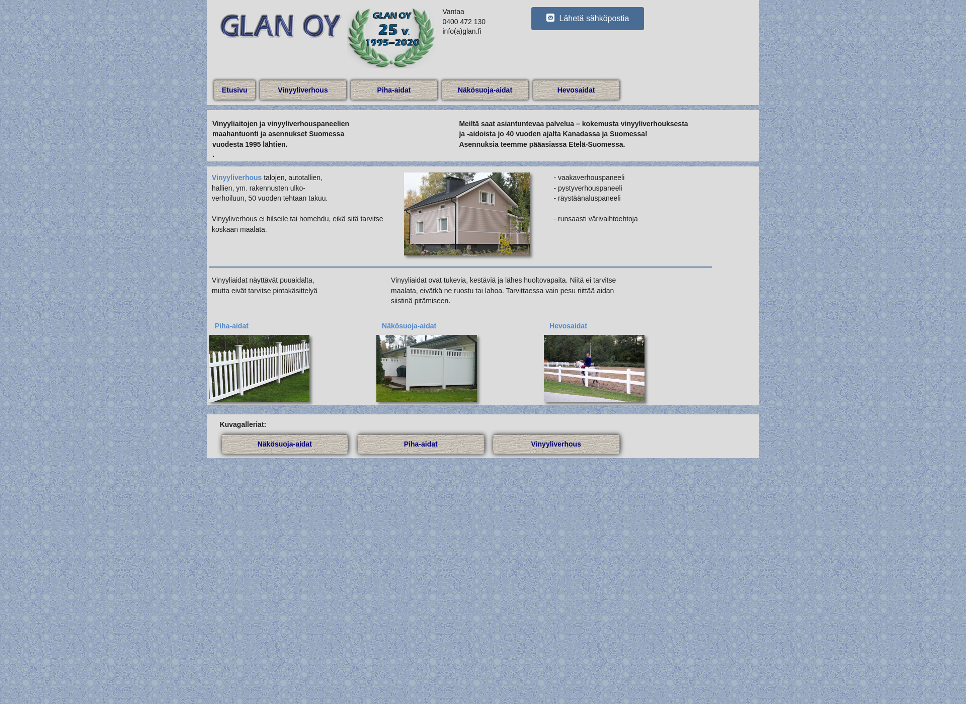 Screenshot for glan.fi