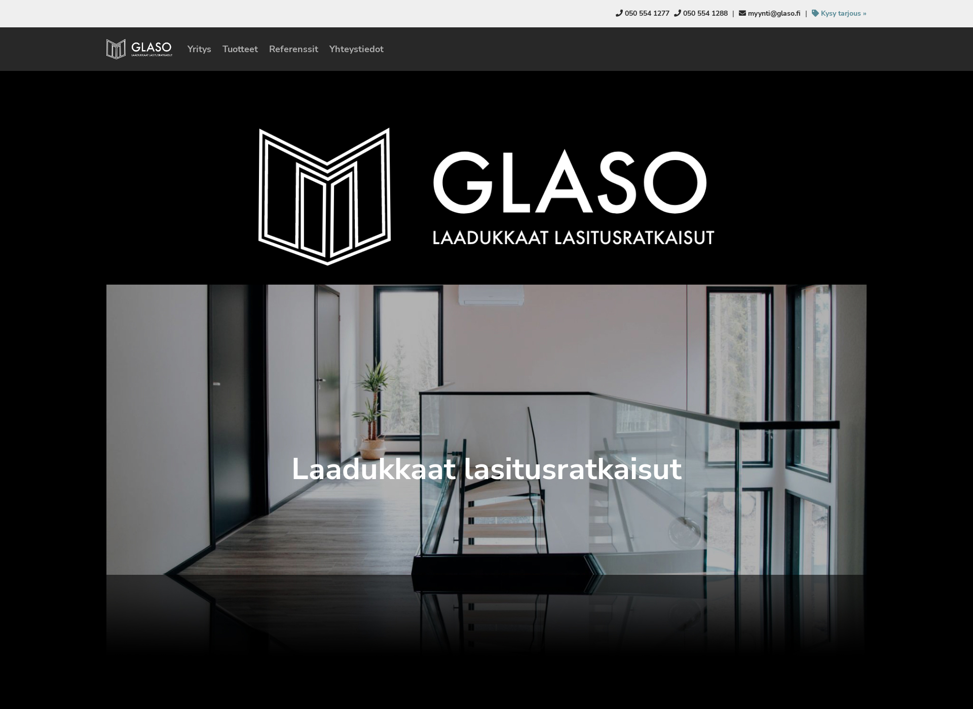 Screenshot for glaso.fi