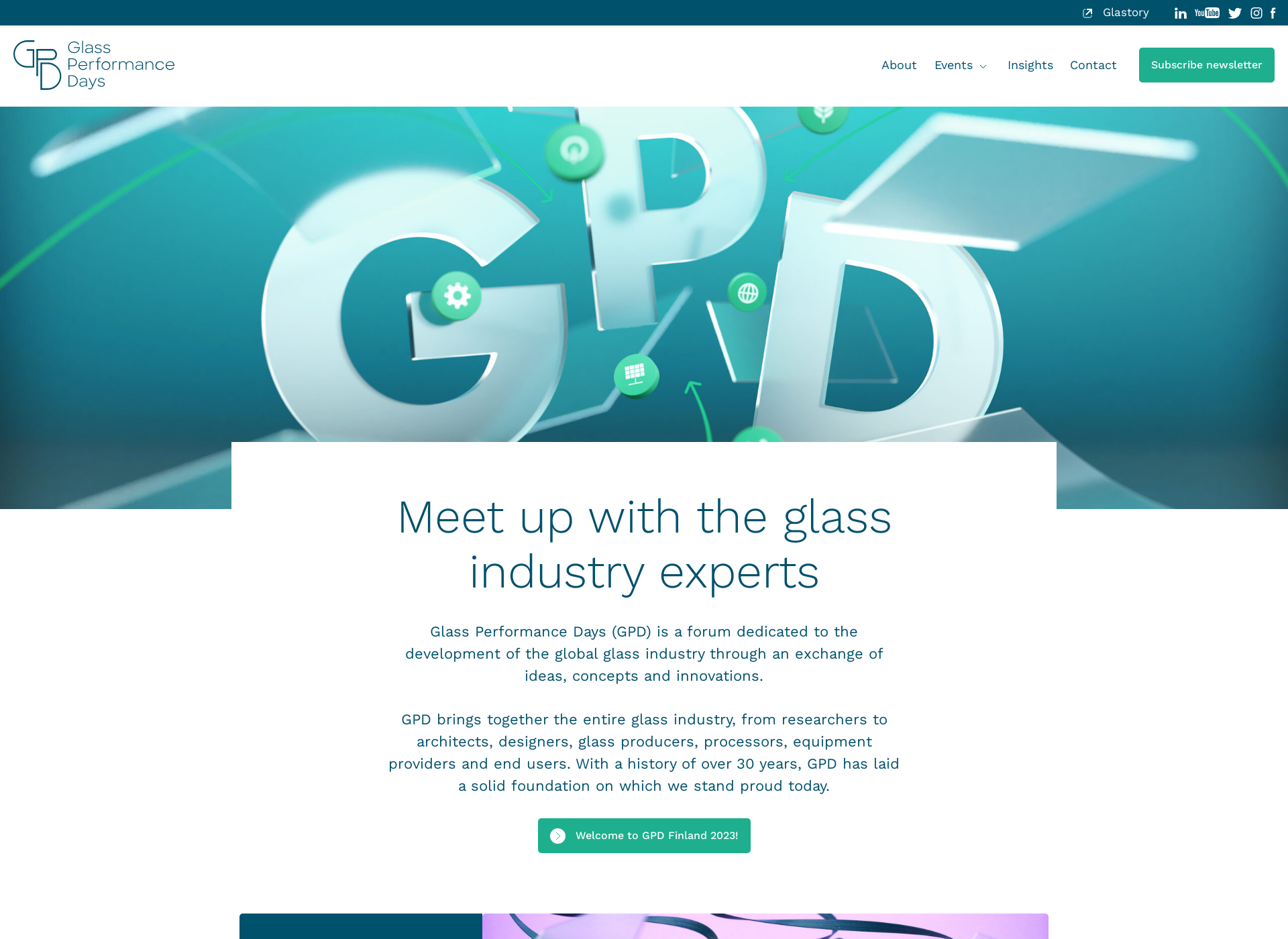 Screenshot for glassperformancedays.fi