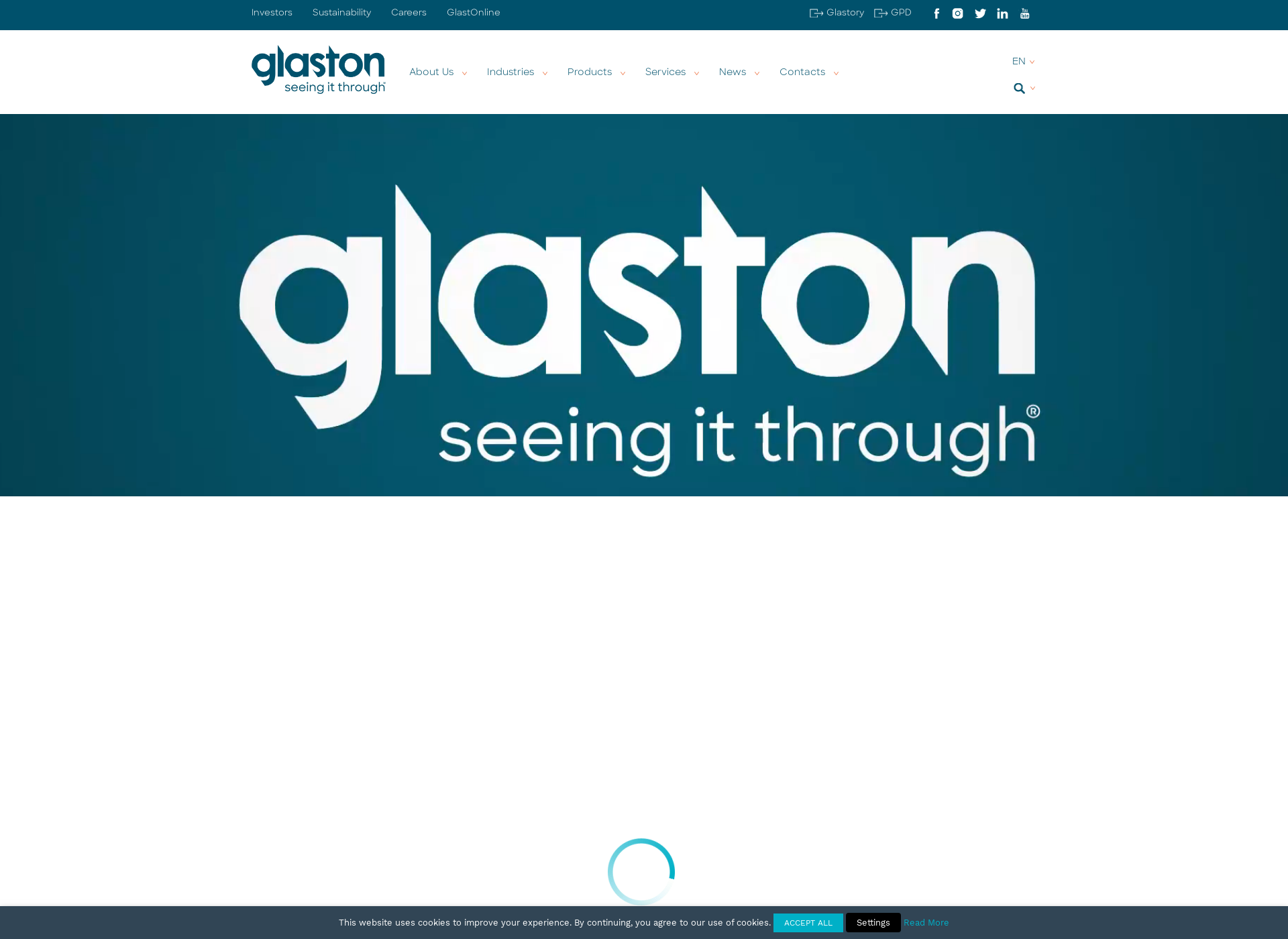 Screenshot for glaston.fi