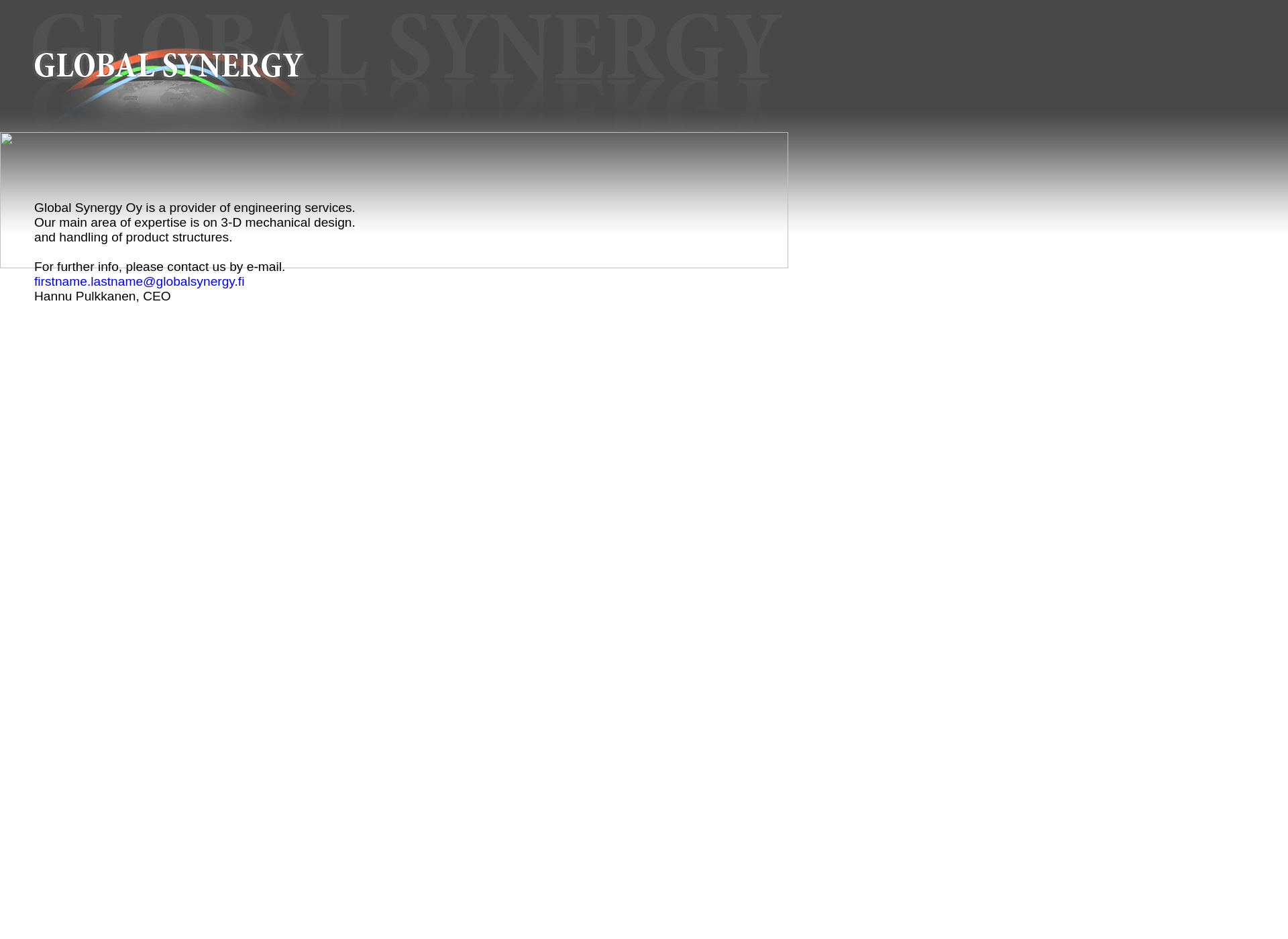 Skärmdump för globalsynergy.fi
