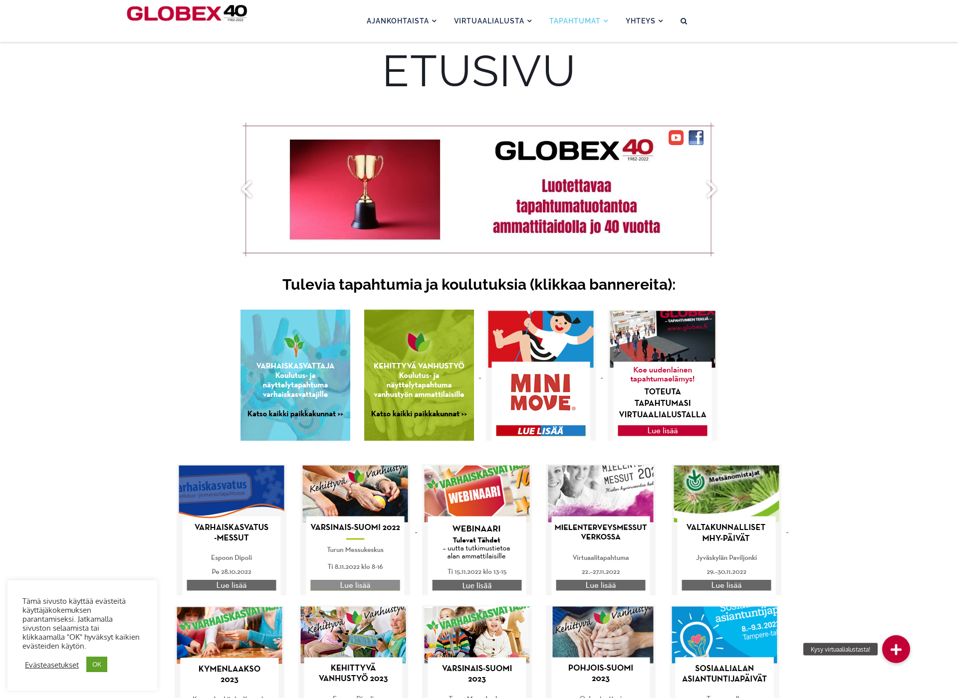 Screenshot for globex.fi