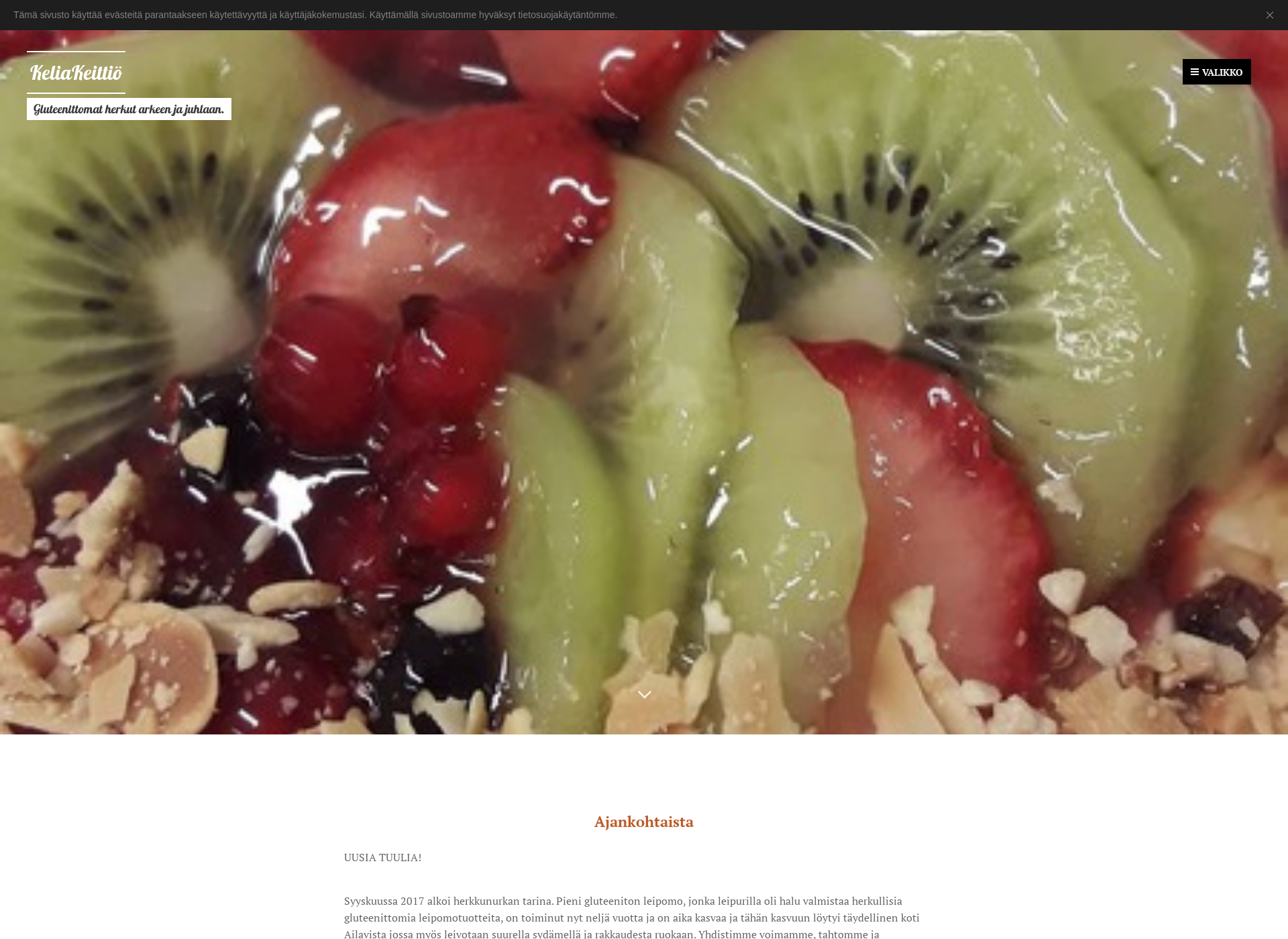 Screenshot for gluteenitonleipomo.fi