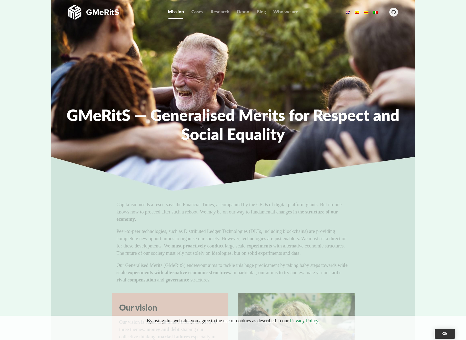 Screenshot for gmerits.fi