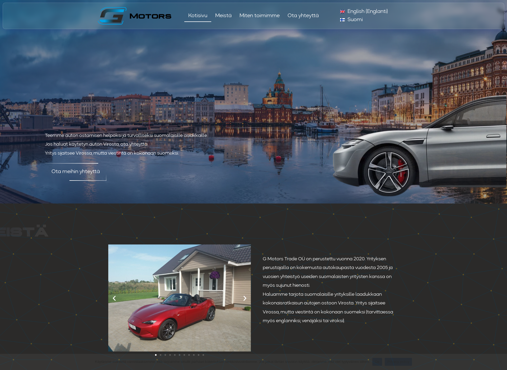 Screenshot for gmotors.fi