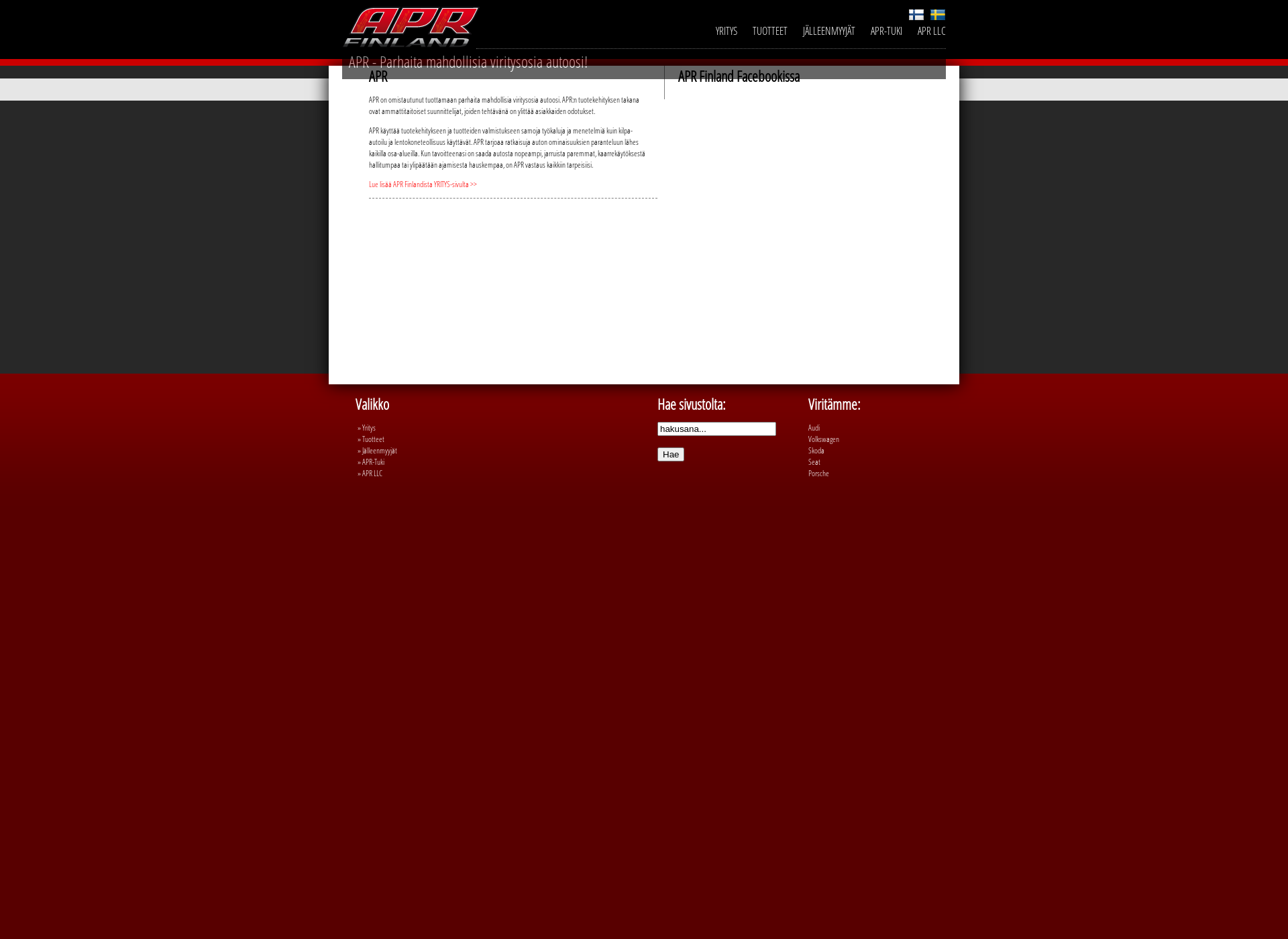 Screenshot for goapr.fi