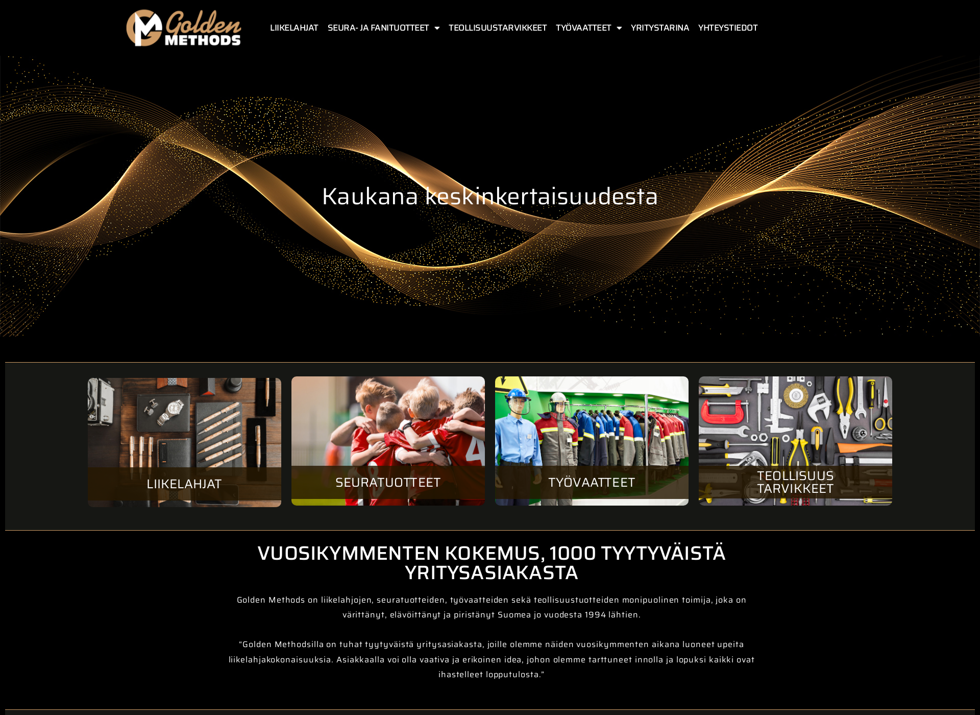 Screenshot for goldenmethods.fi