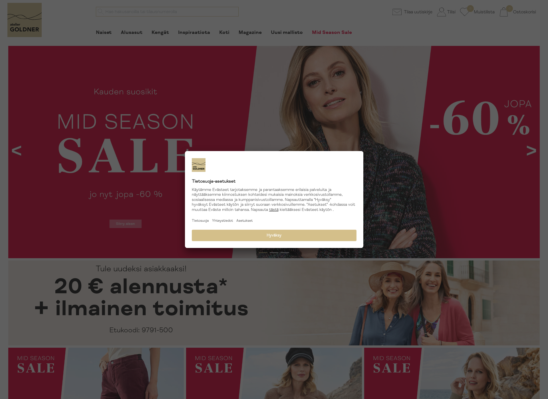 Screenshot for goldner-fashion.fi