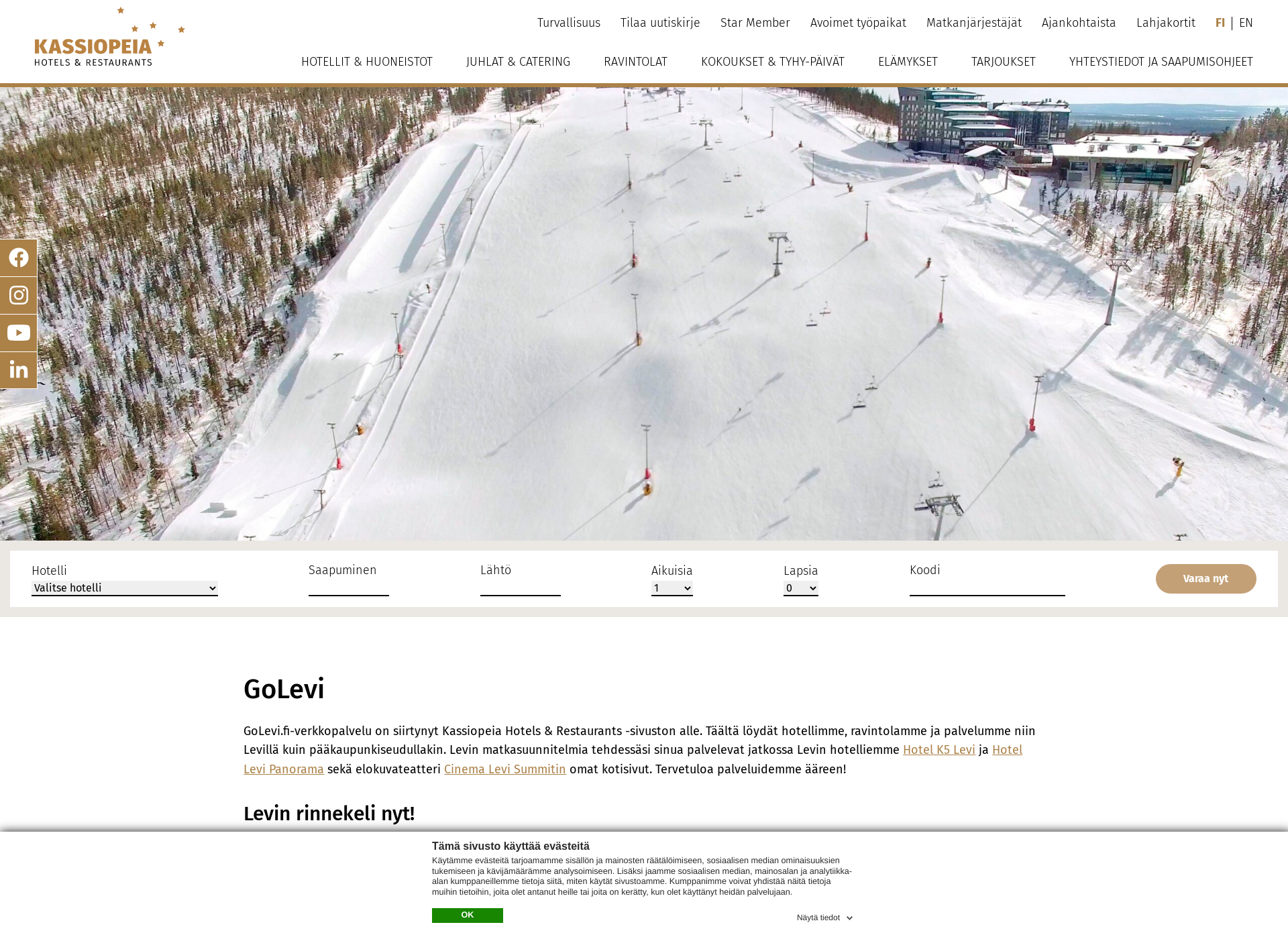 Screenshot for golevi.fi