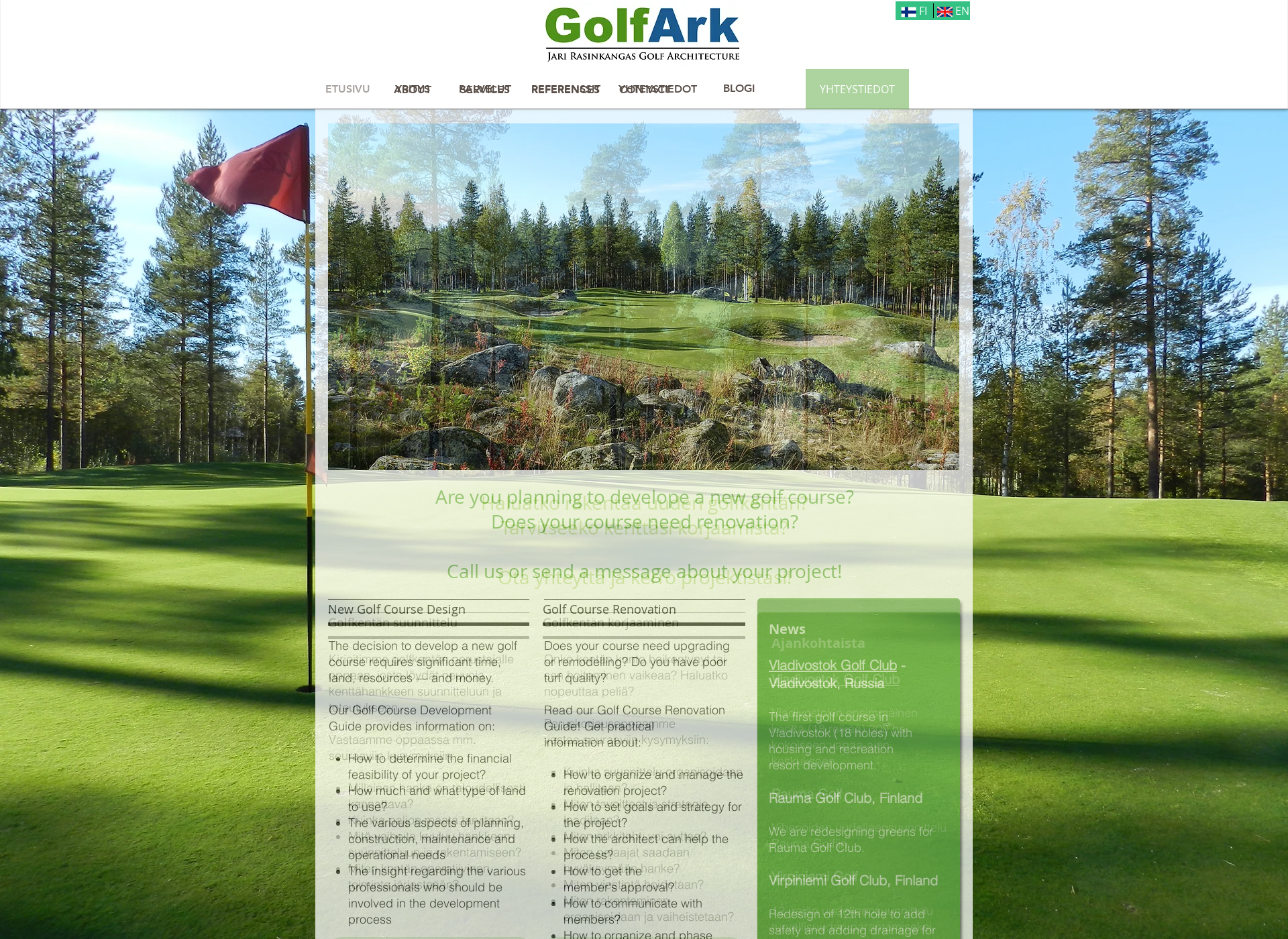 Skärmdump för golf-ark.com
