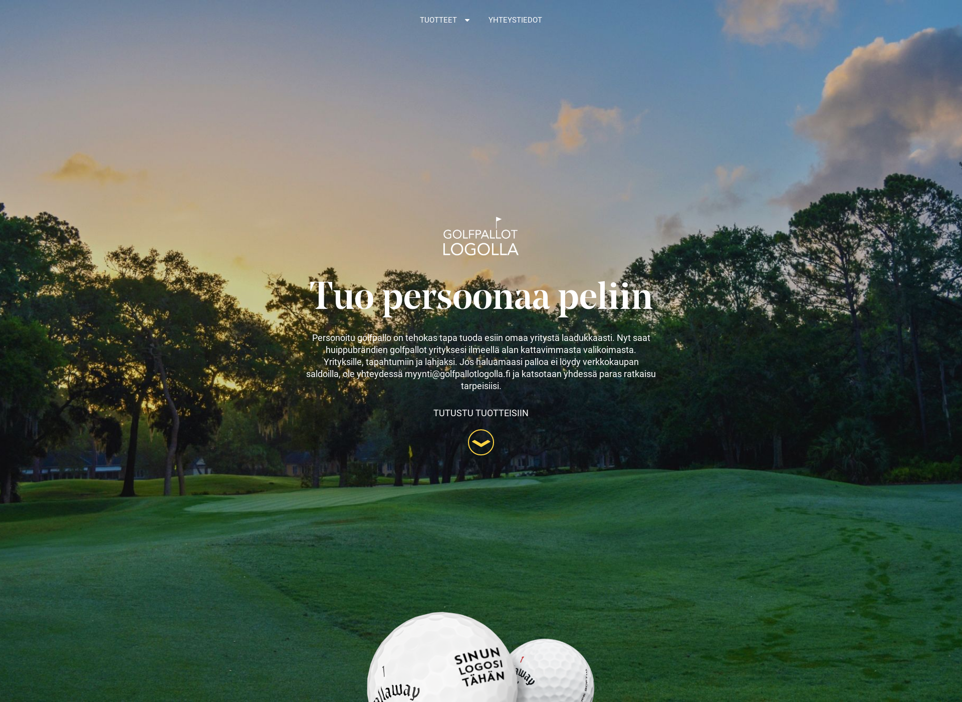 Screenshot for golfpallotlogolla.fi