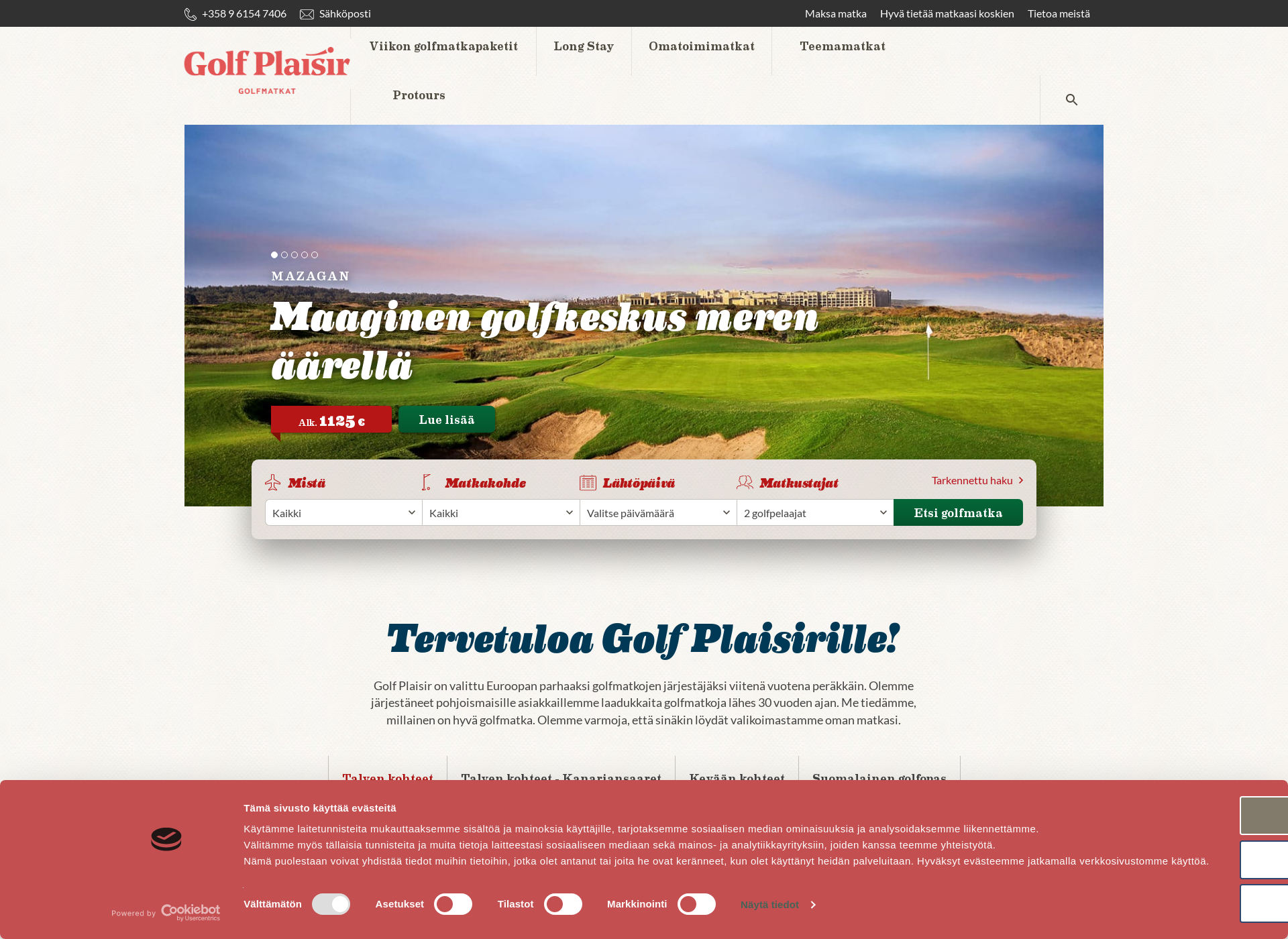 Screenshot for golfplaisir.fi