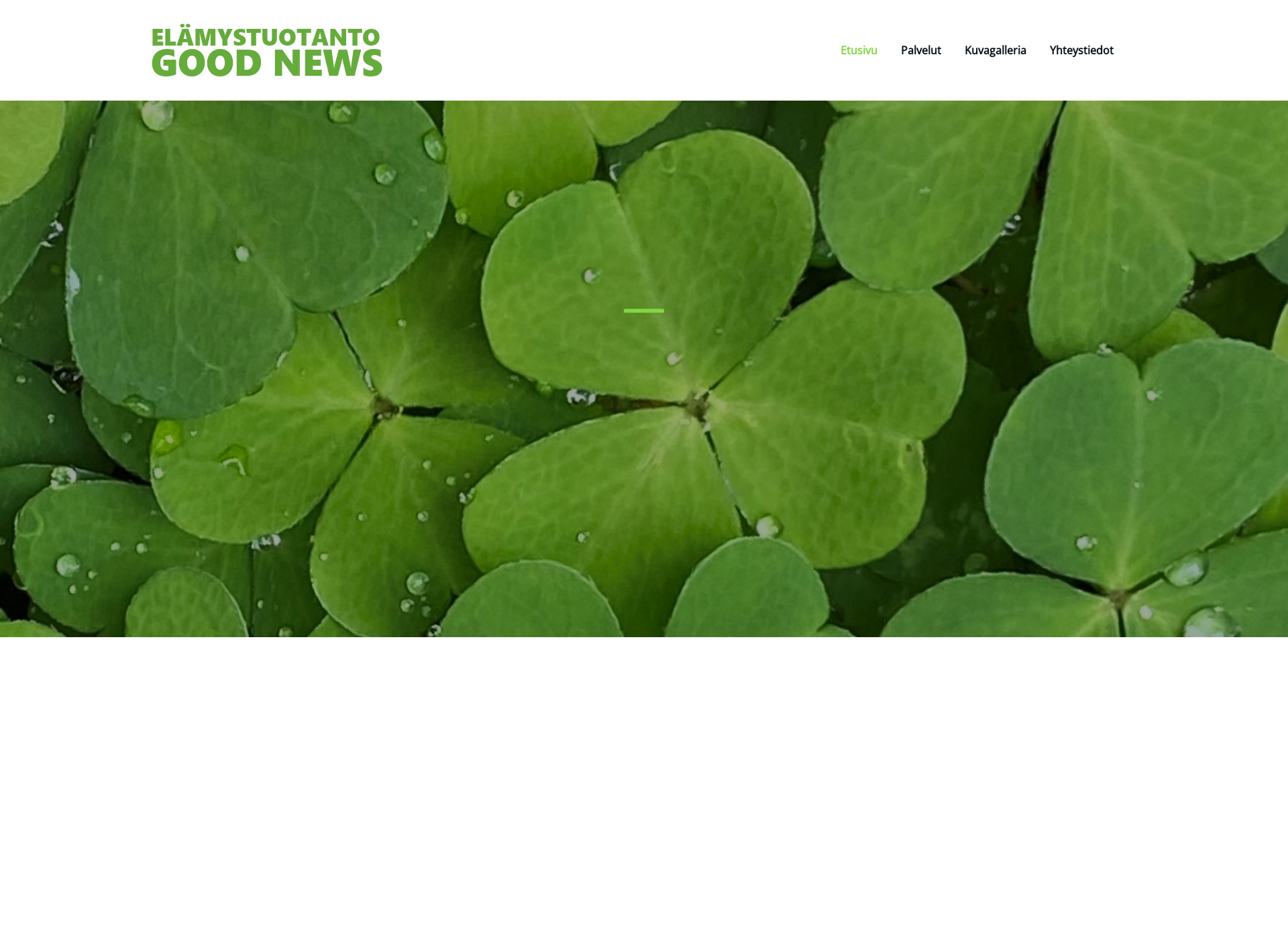 Screenshot for goodnews.fi