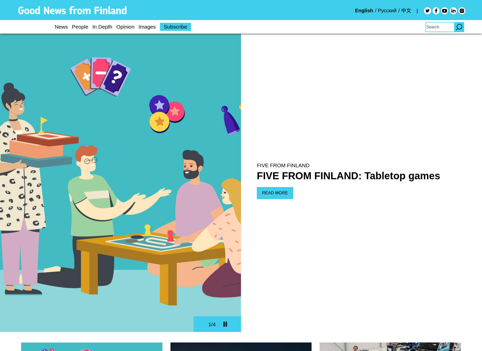 Skärmdump för goodnewsfinland.fi