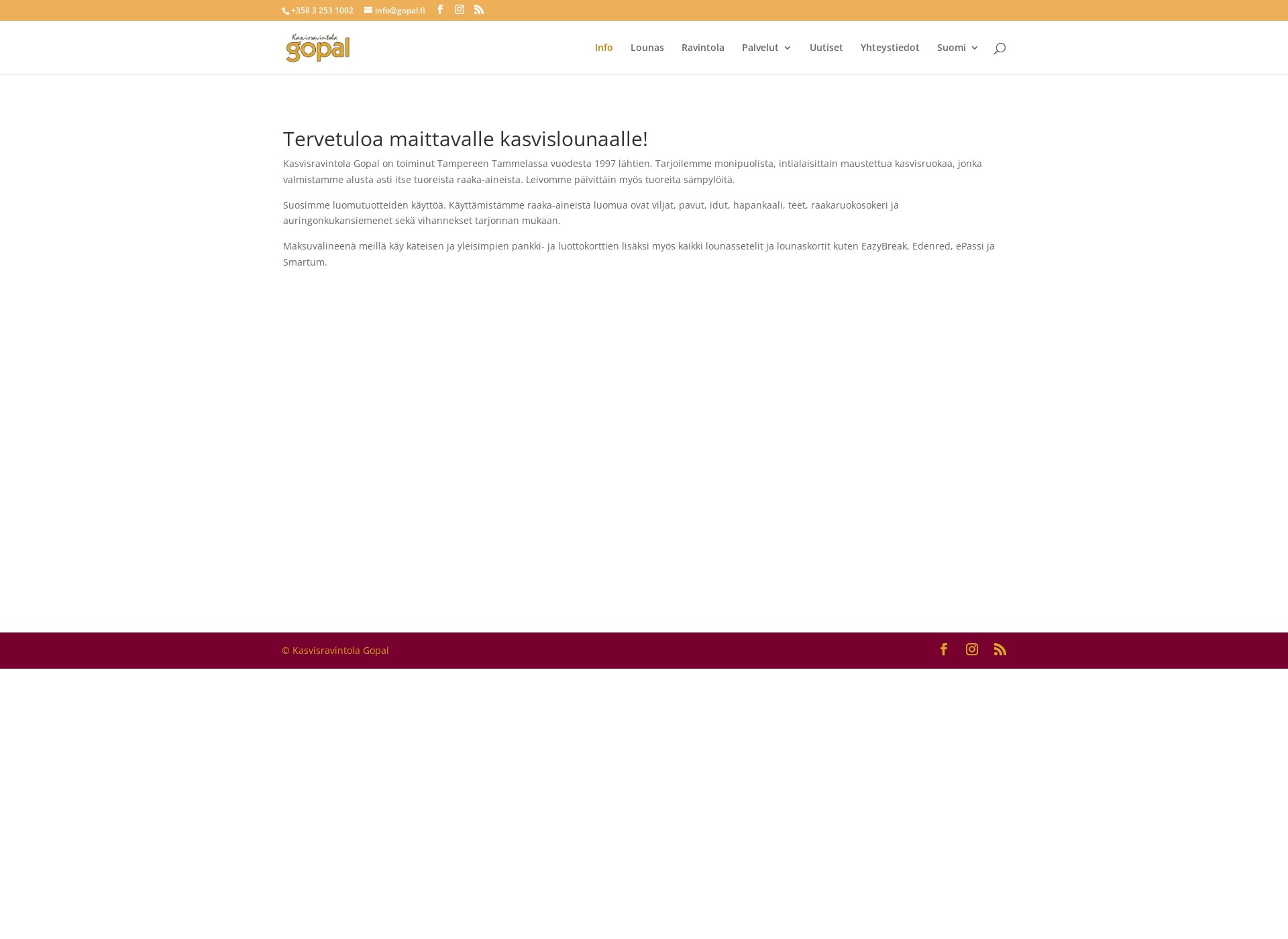 Screenshot for gopal.fi