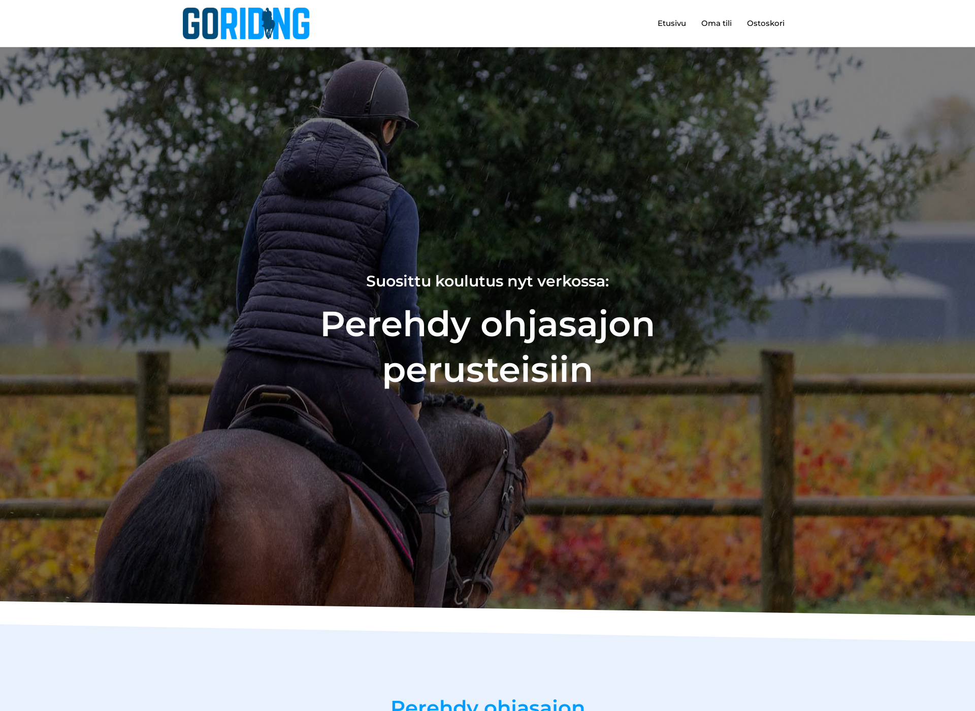 Screenshot for goriding.fi
