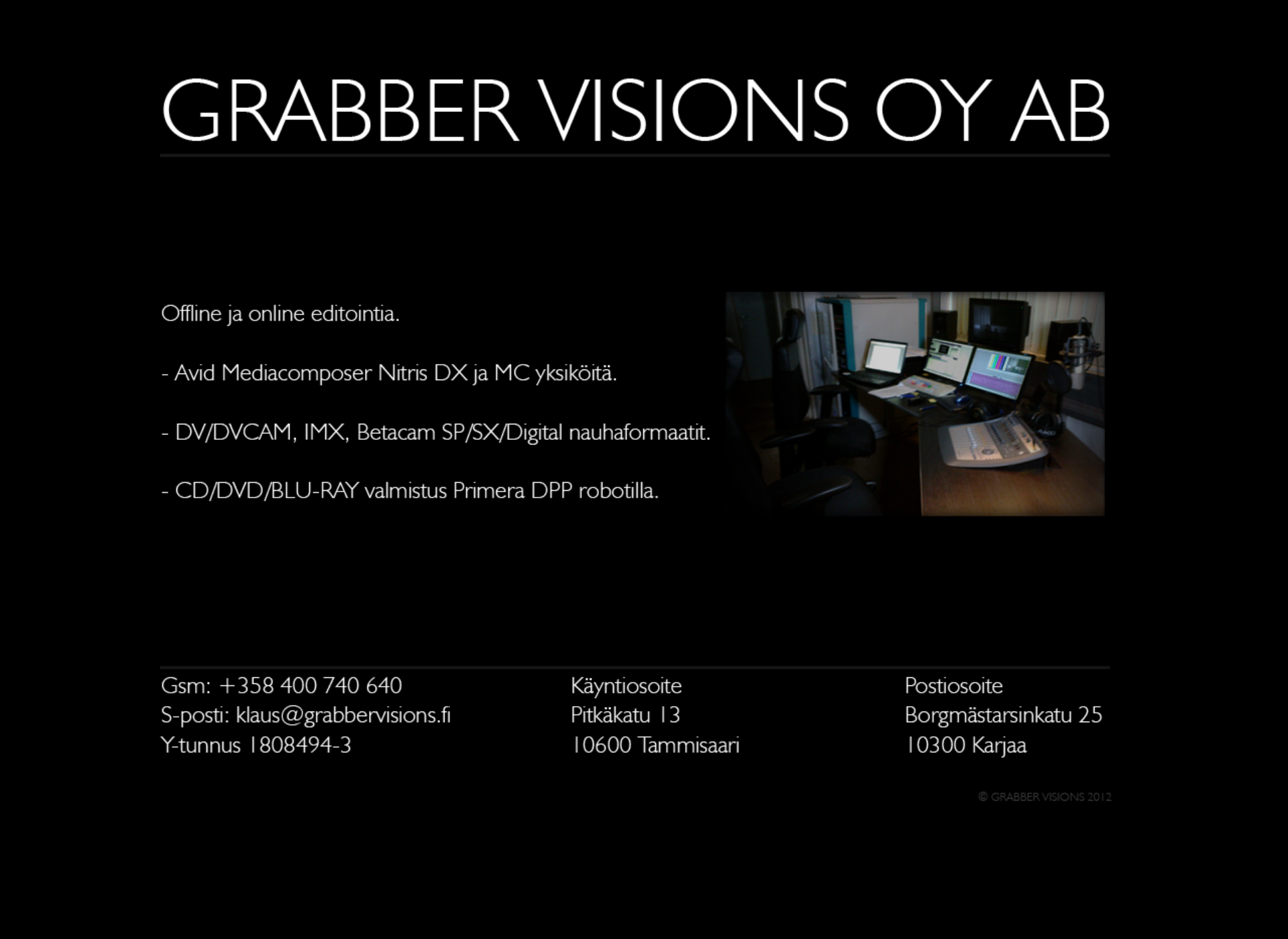 Screenshot for grabbervisions.fi