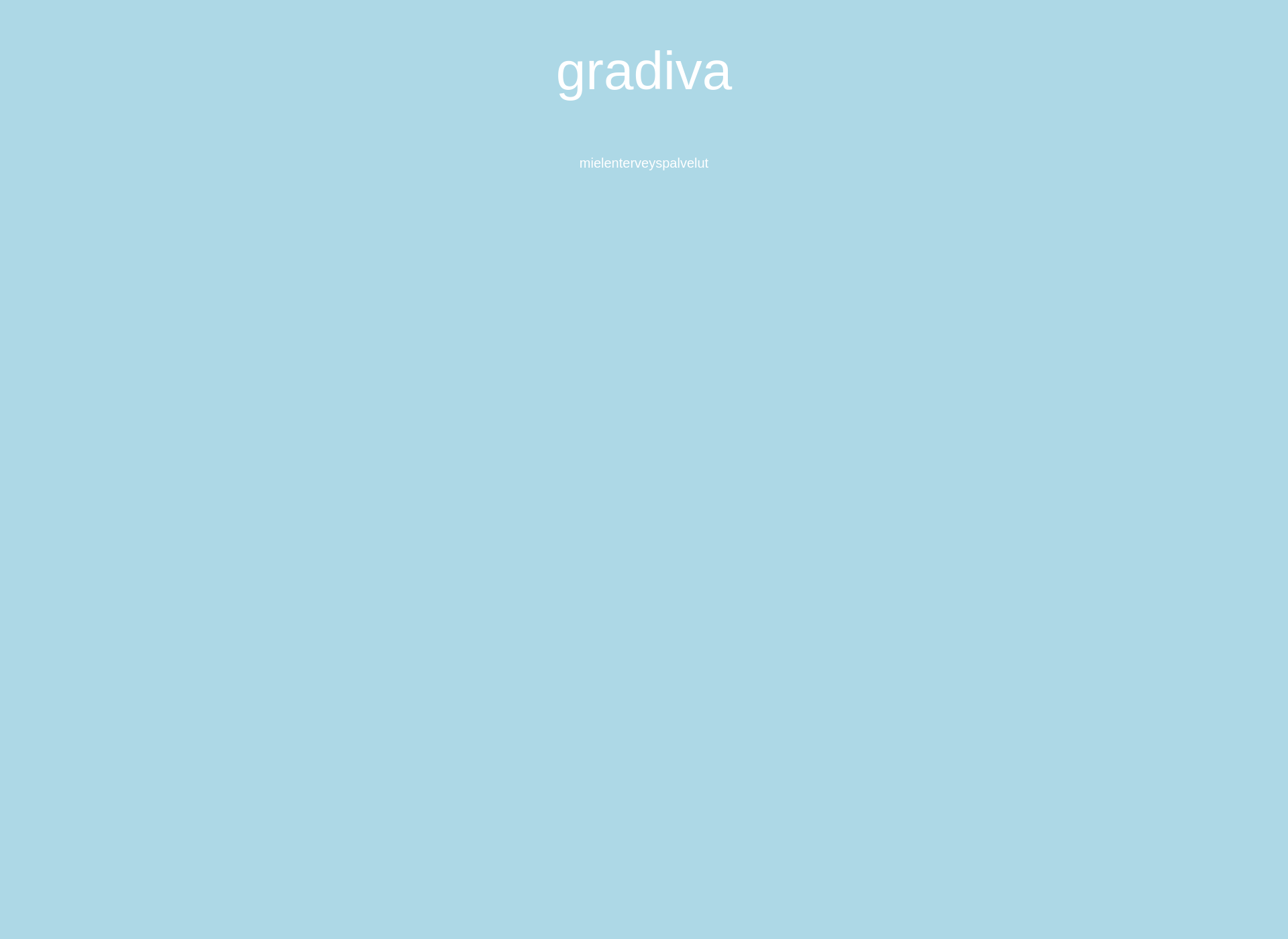 Skärmdump för gradiva.fi
