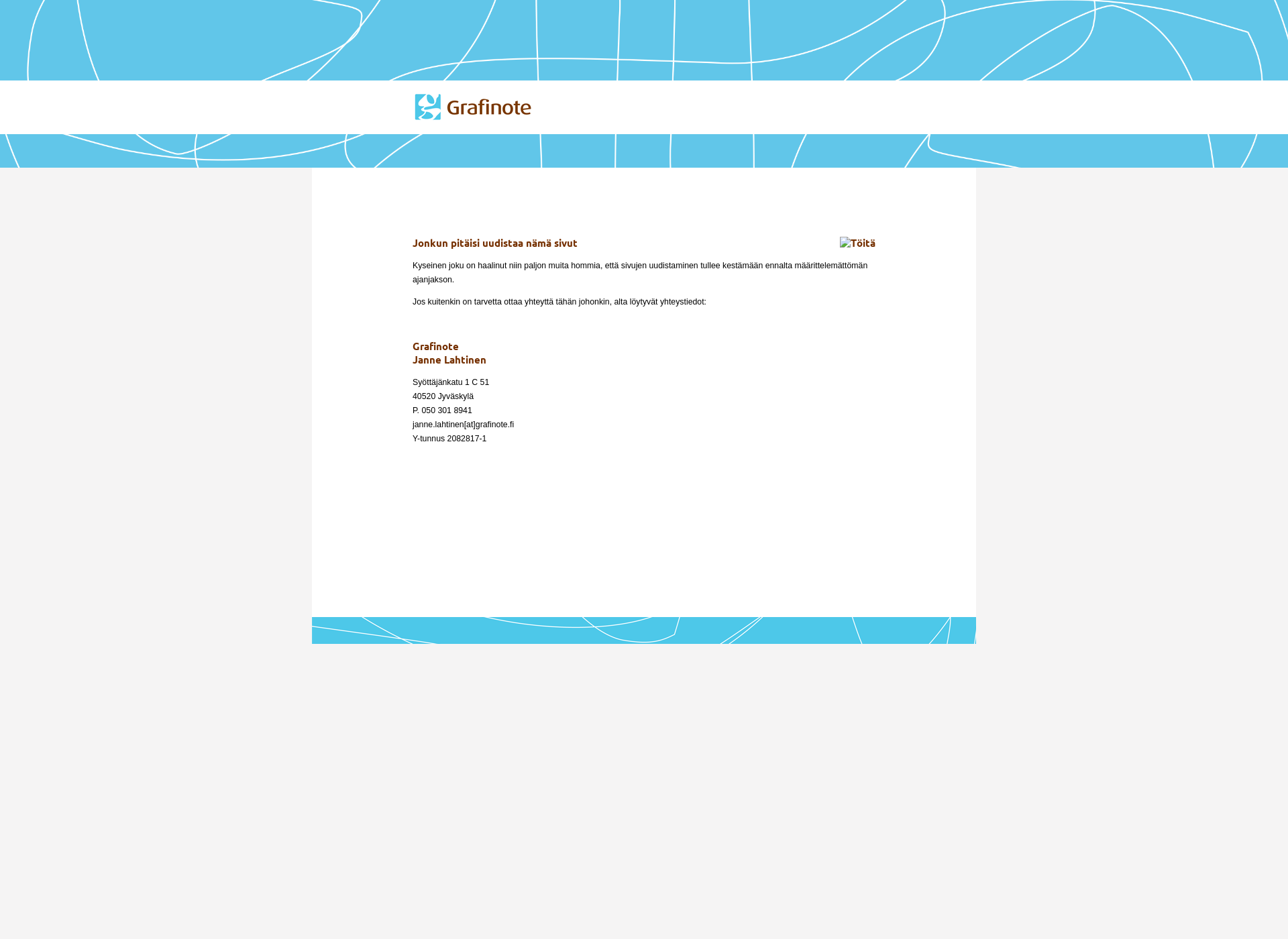 Skärmdump för grafinote.fi