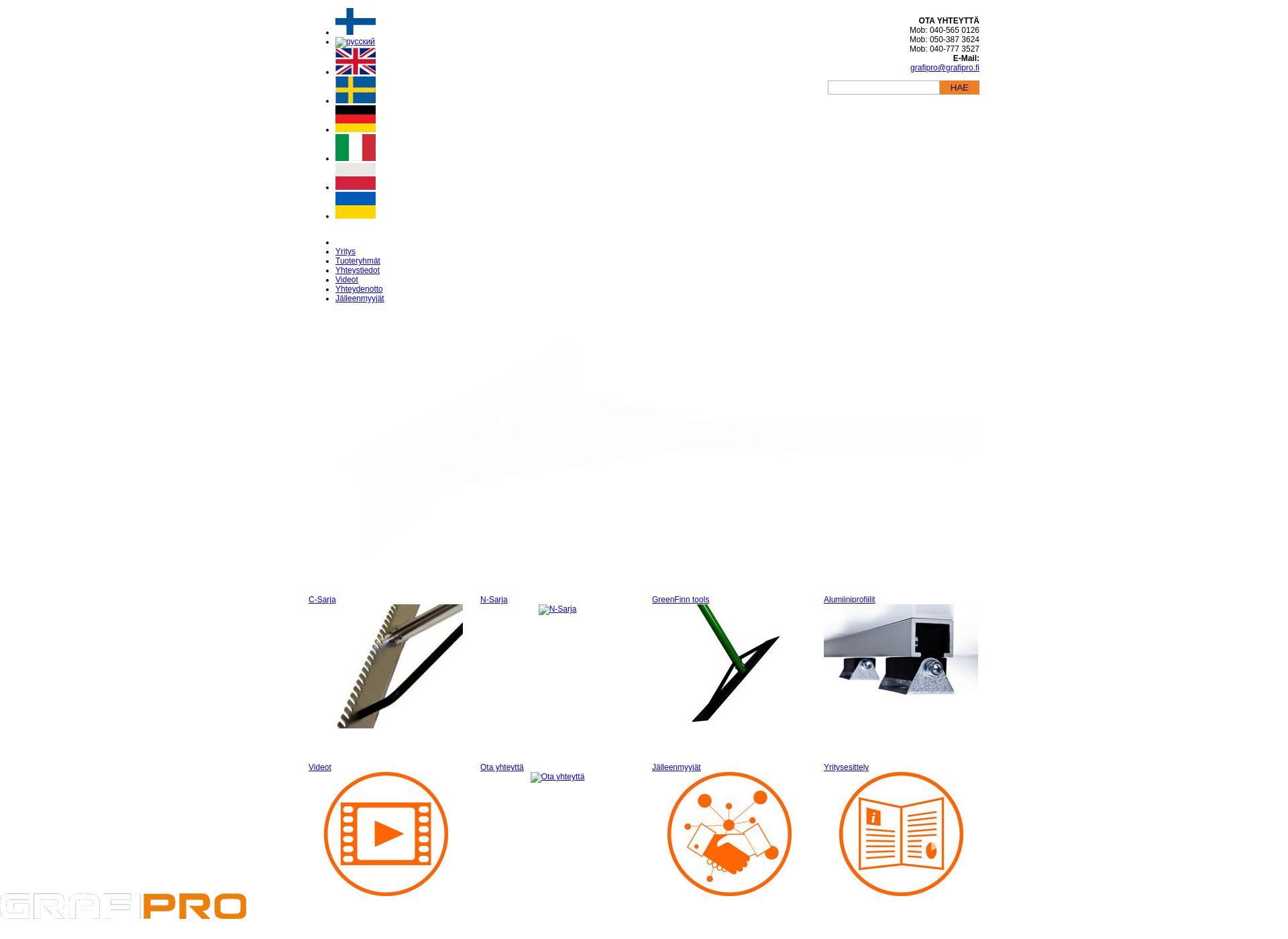 Screenshot for grafipro.fi